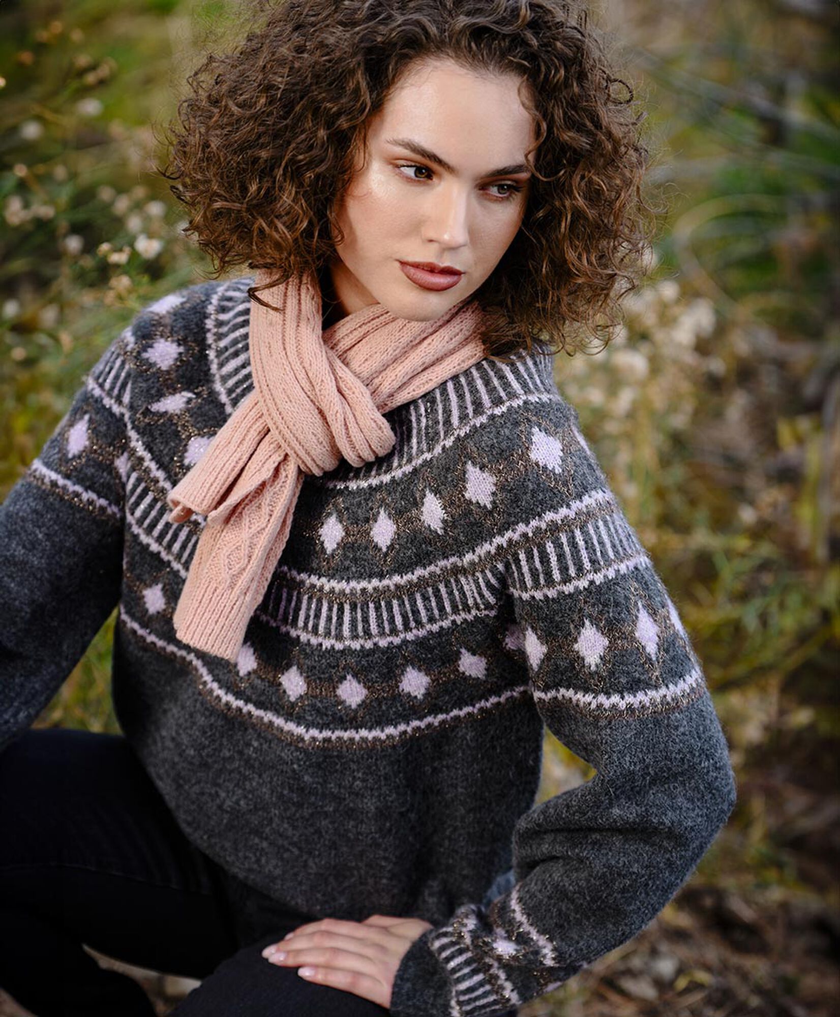 Sweater mujer nordic lurex Sweater mujer nordic lurex