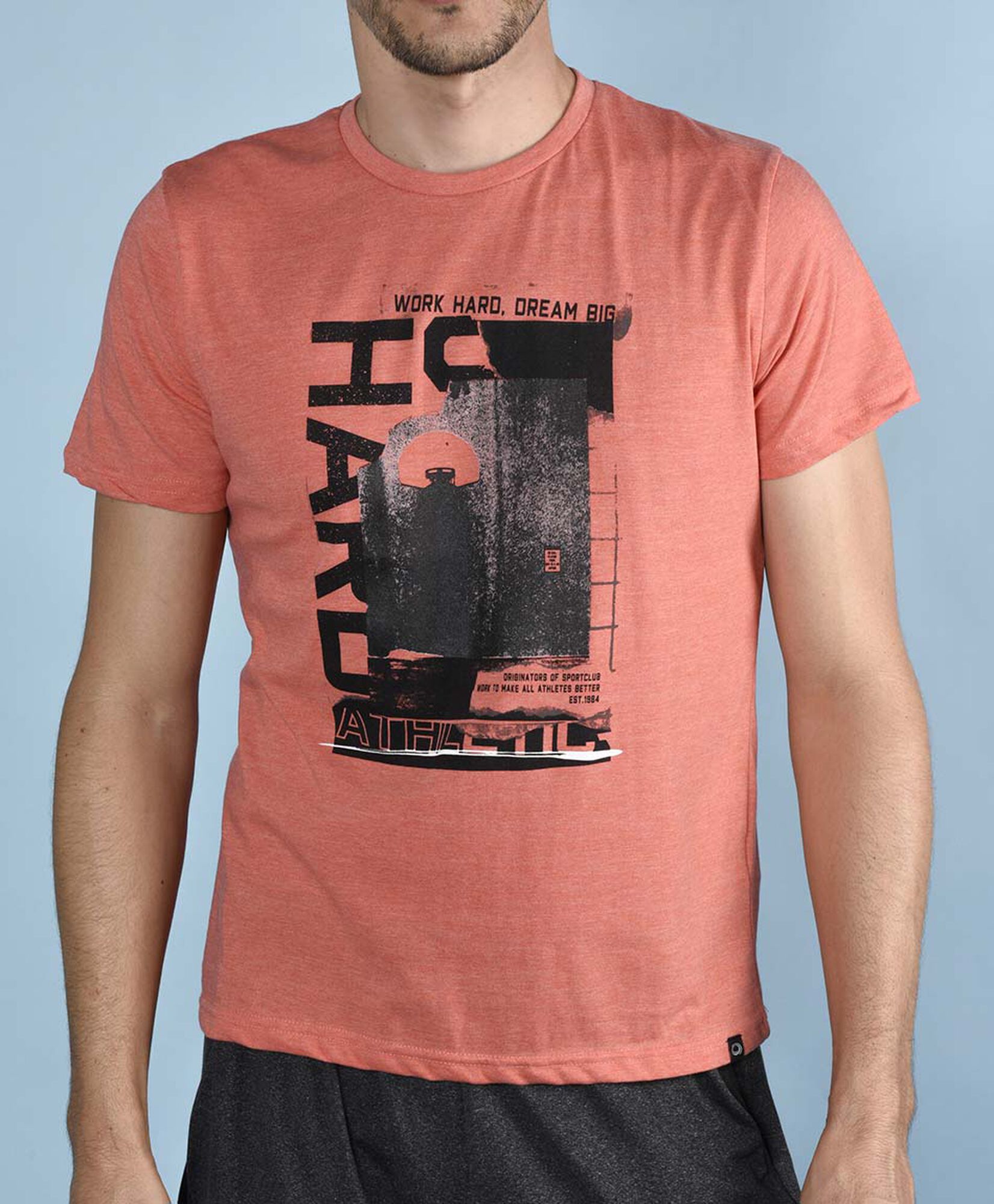 Polera deportiva manga corta cuello redondo Polera deportiva manga corta cuello redondo