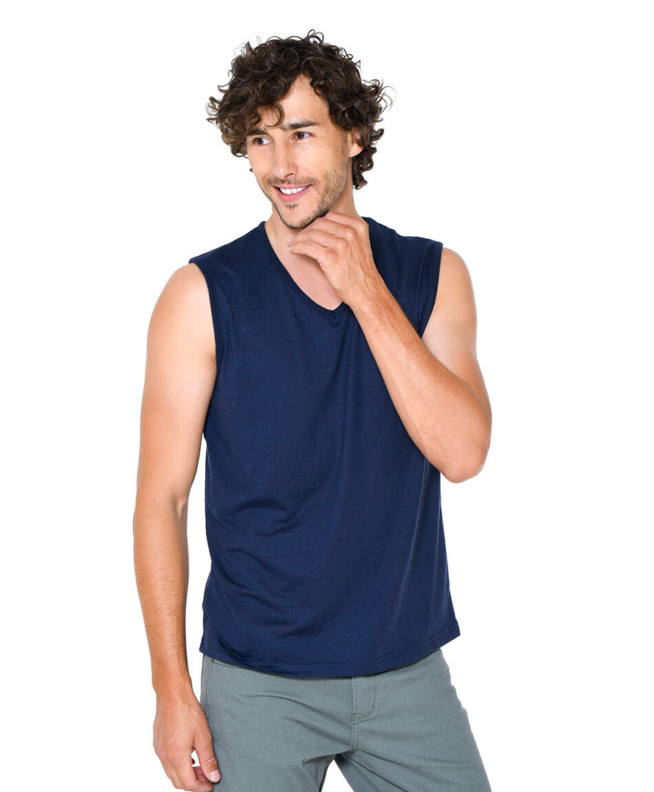 Polera sin mangas urbana