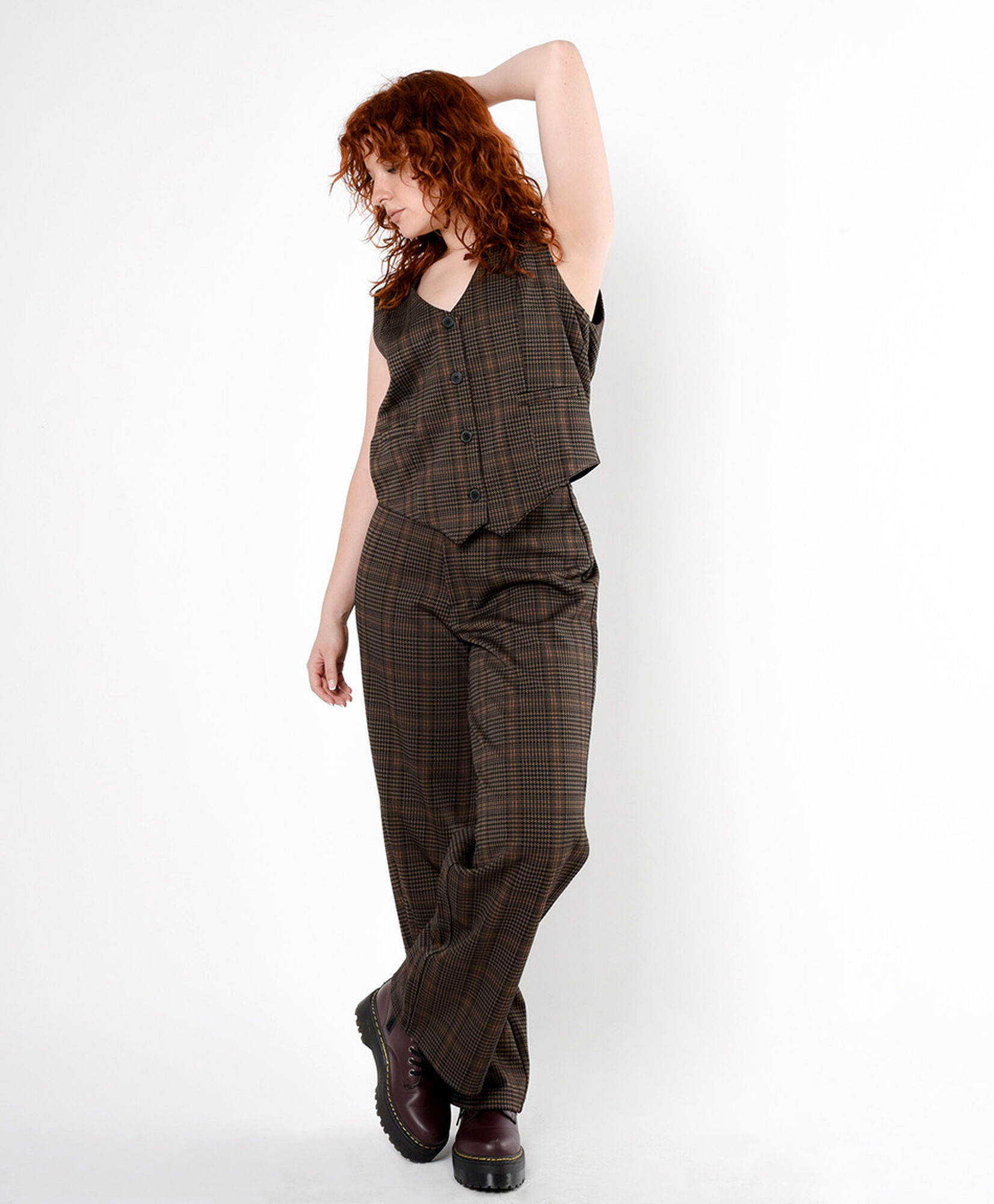 Pantalón mujer cuadrille wide Pantalón mujer cuadrille wide