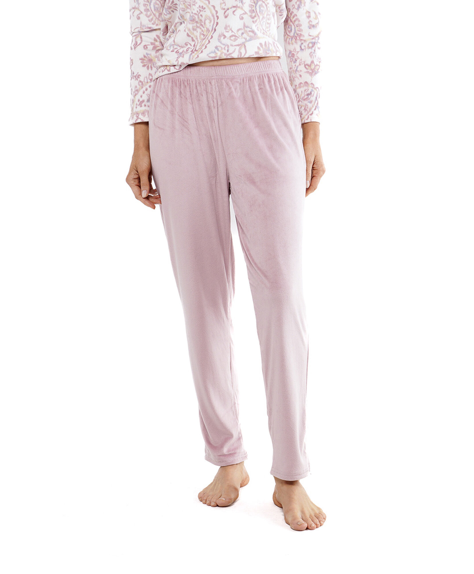 Pijama mujer print floreado velvet Pijama mujer print floreado velvet