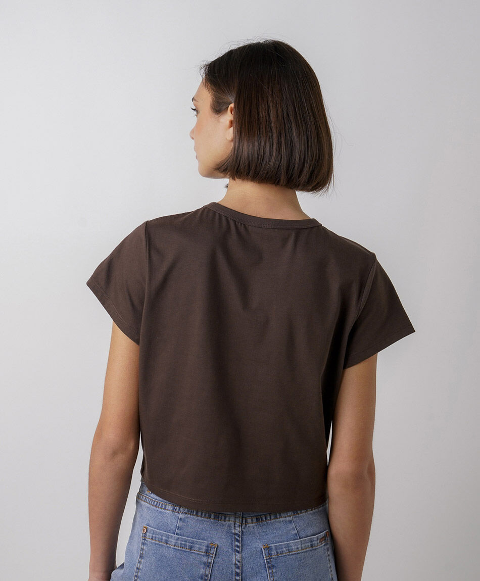 Polera mujer espresso
