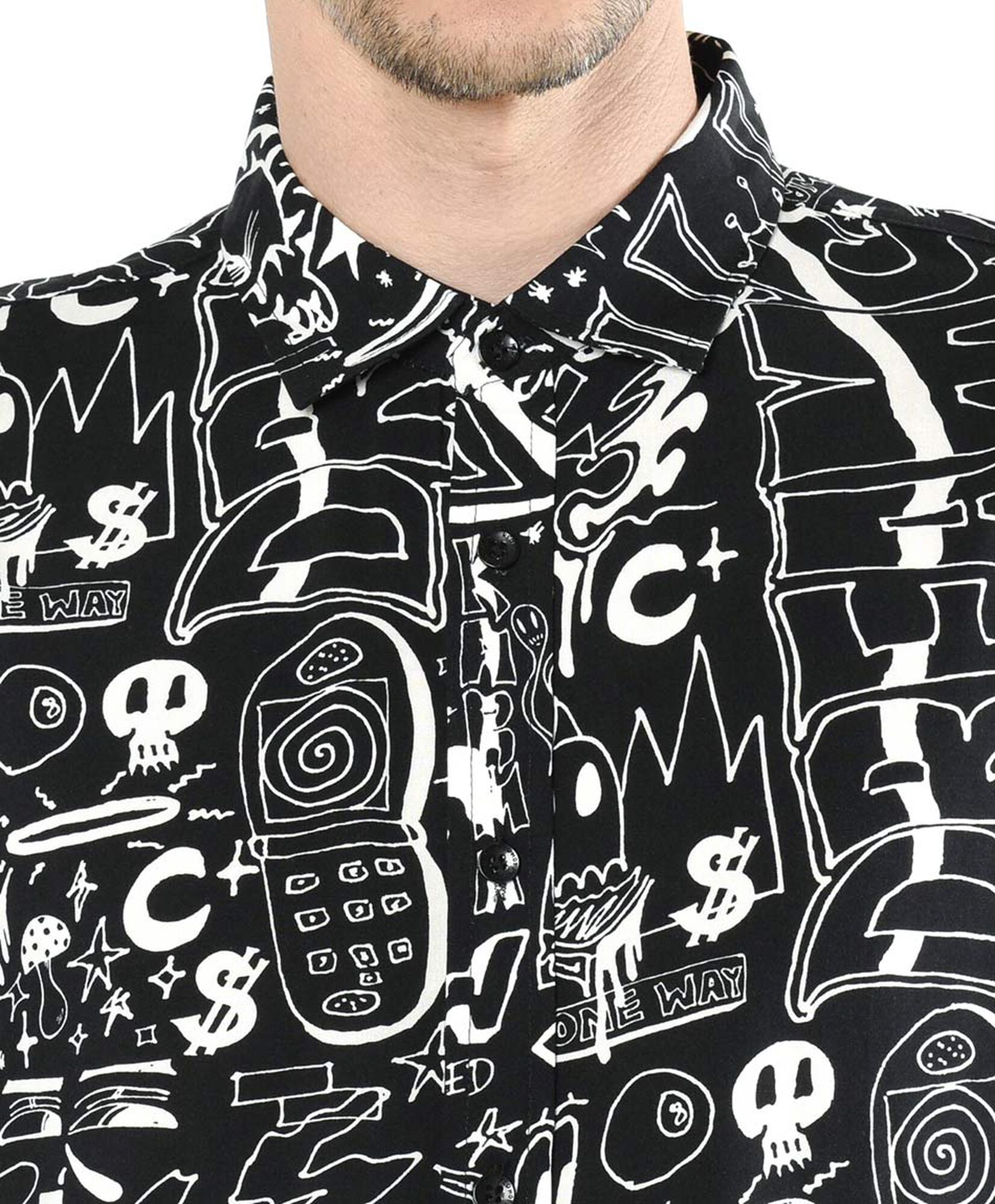 Camisa hombre estampado dibujos Camisa hombre estampado dibujos