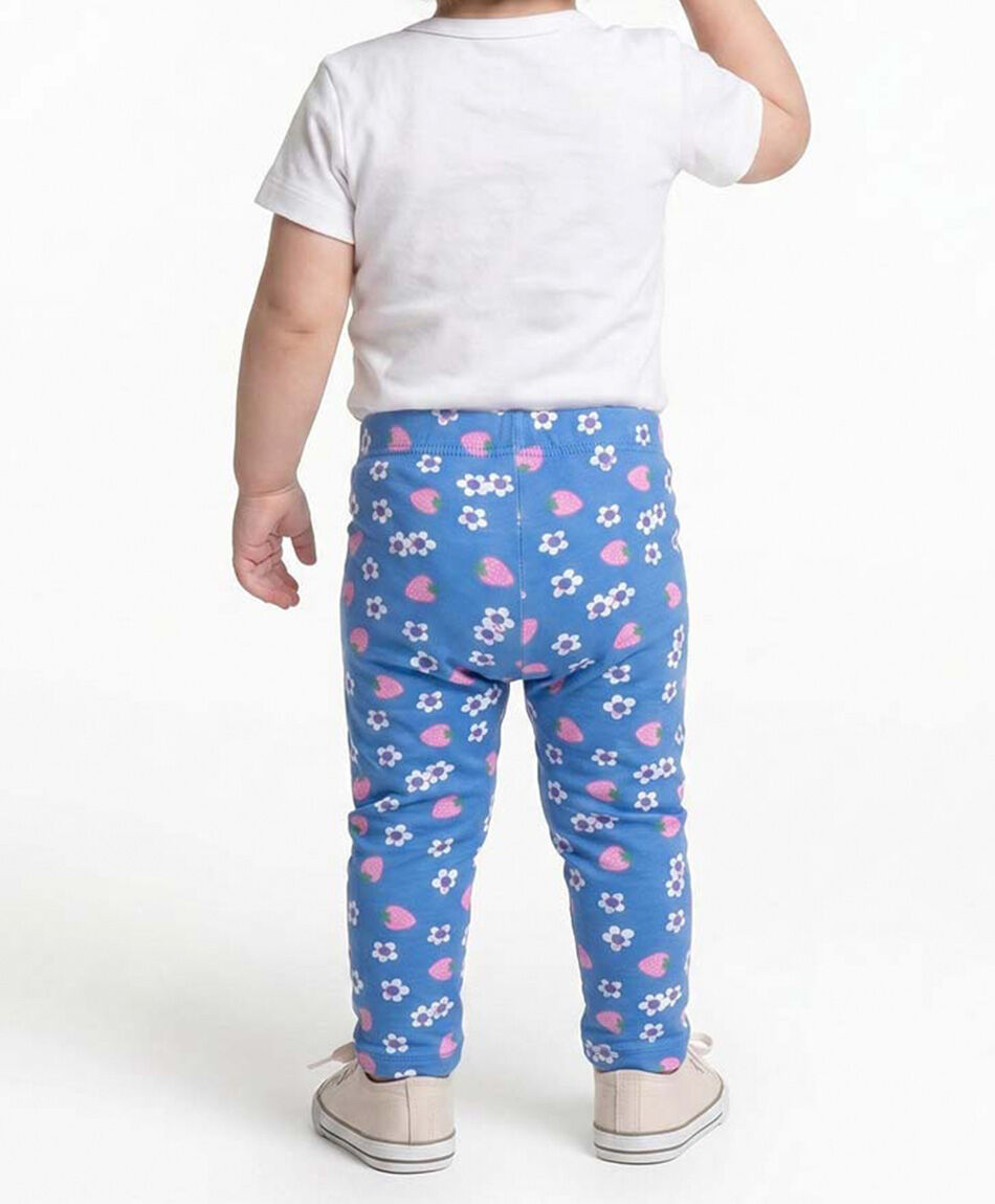 Leggins beb&eacute; frutillas flores