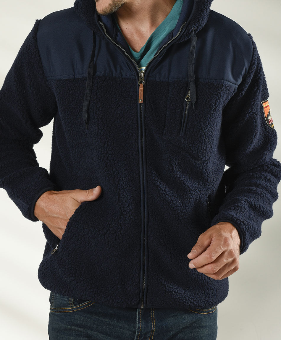 Chaqueta sherpas capucha