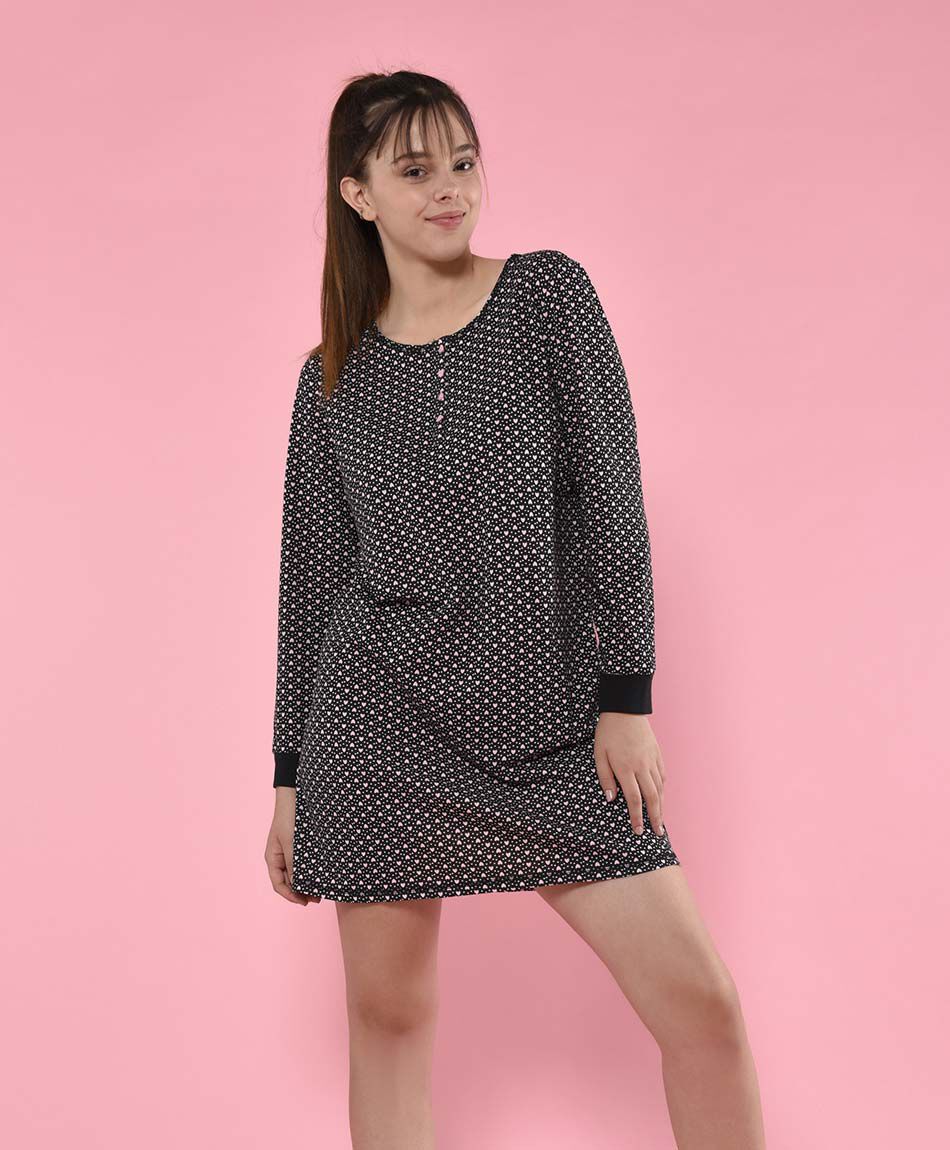 Camisola corta mujer corazones