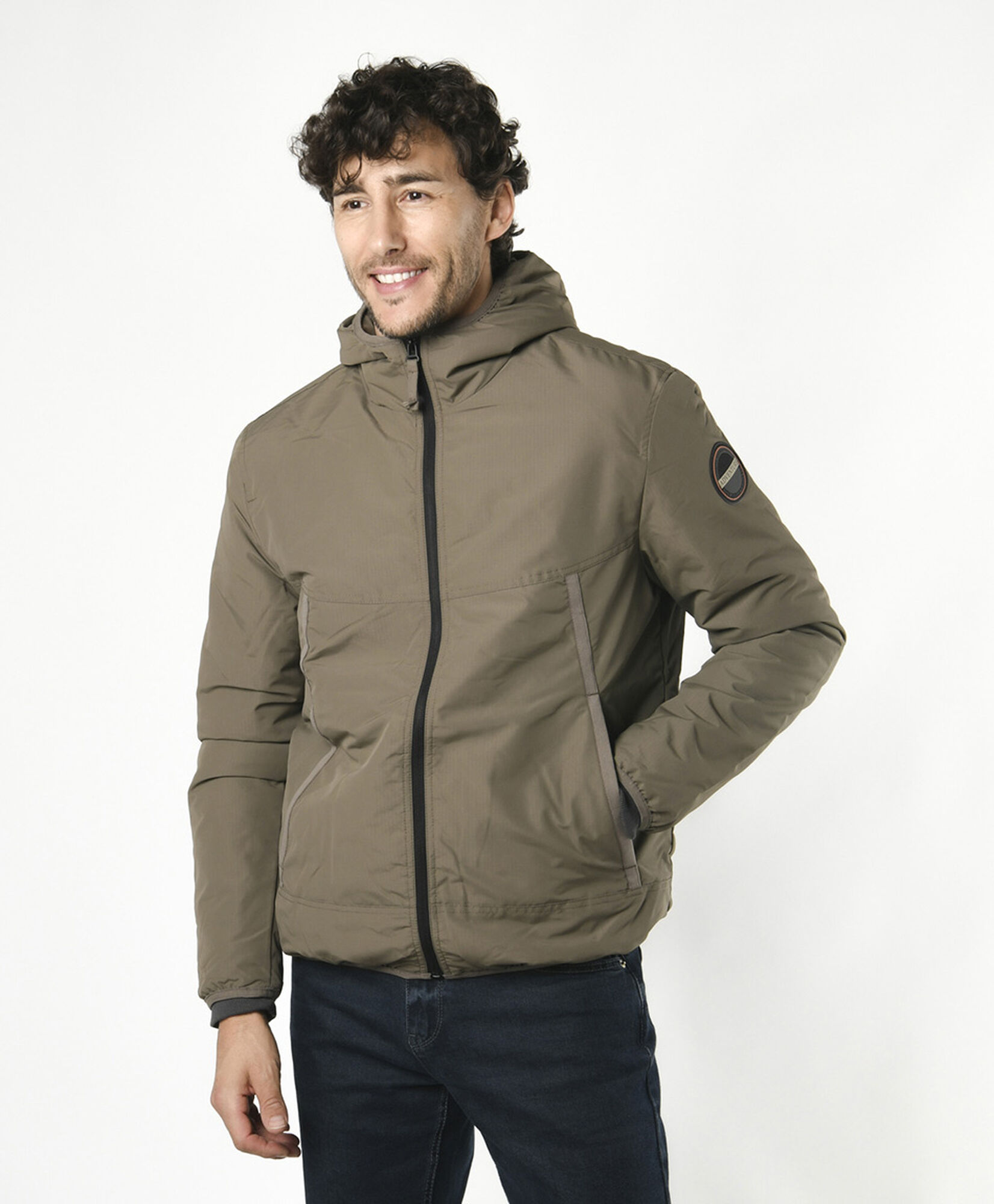 Chaqueta hombre lisa verde Chaqueta hombre lisa verde