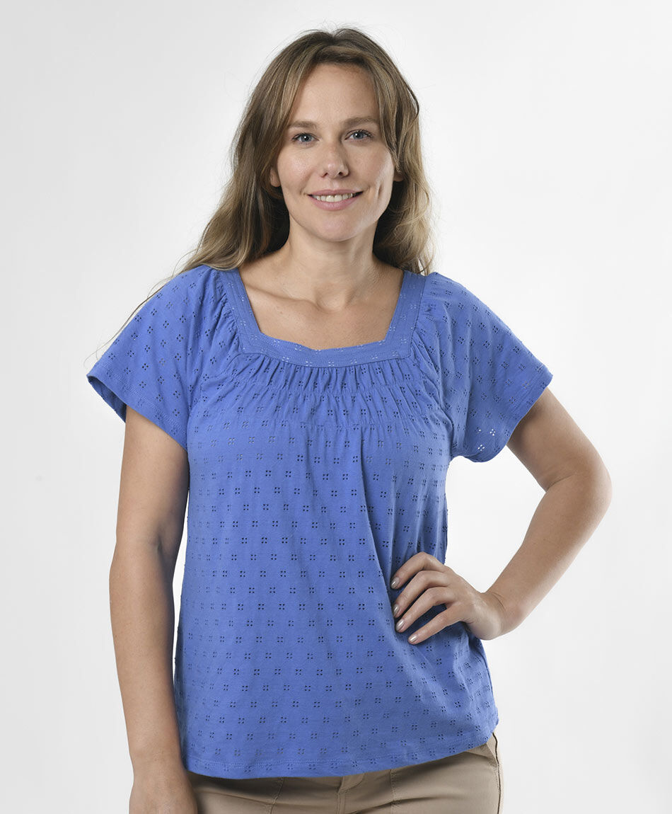 Polera mujer calados