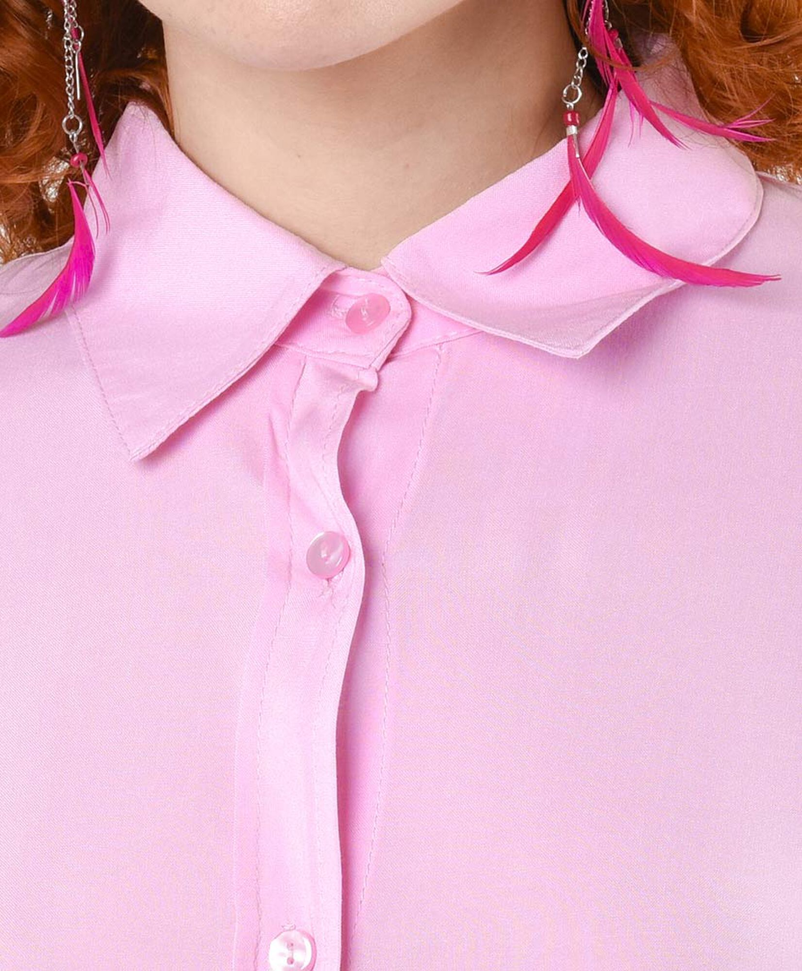 Blusa mujer oversize rosada Blusa mujer oversize rosada