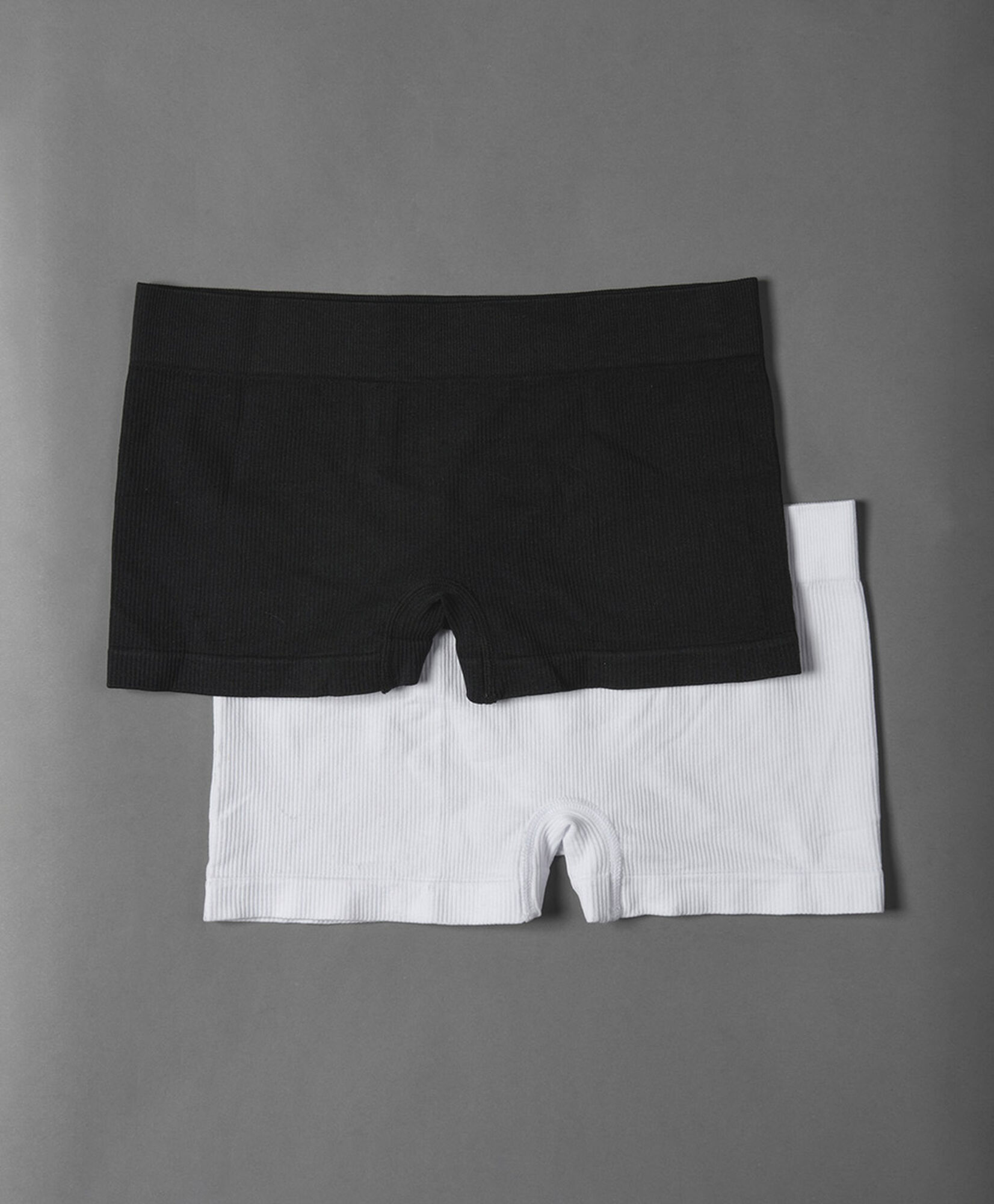 Pack 2 boxer mujer acanalados Pack 2 boxer mujer acanalados