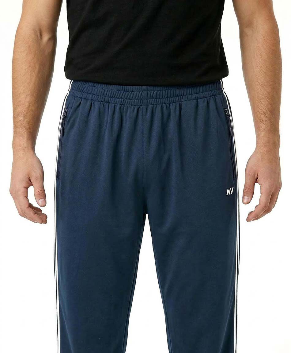 Pantal&oacute;n deportivo hombre rectos azul