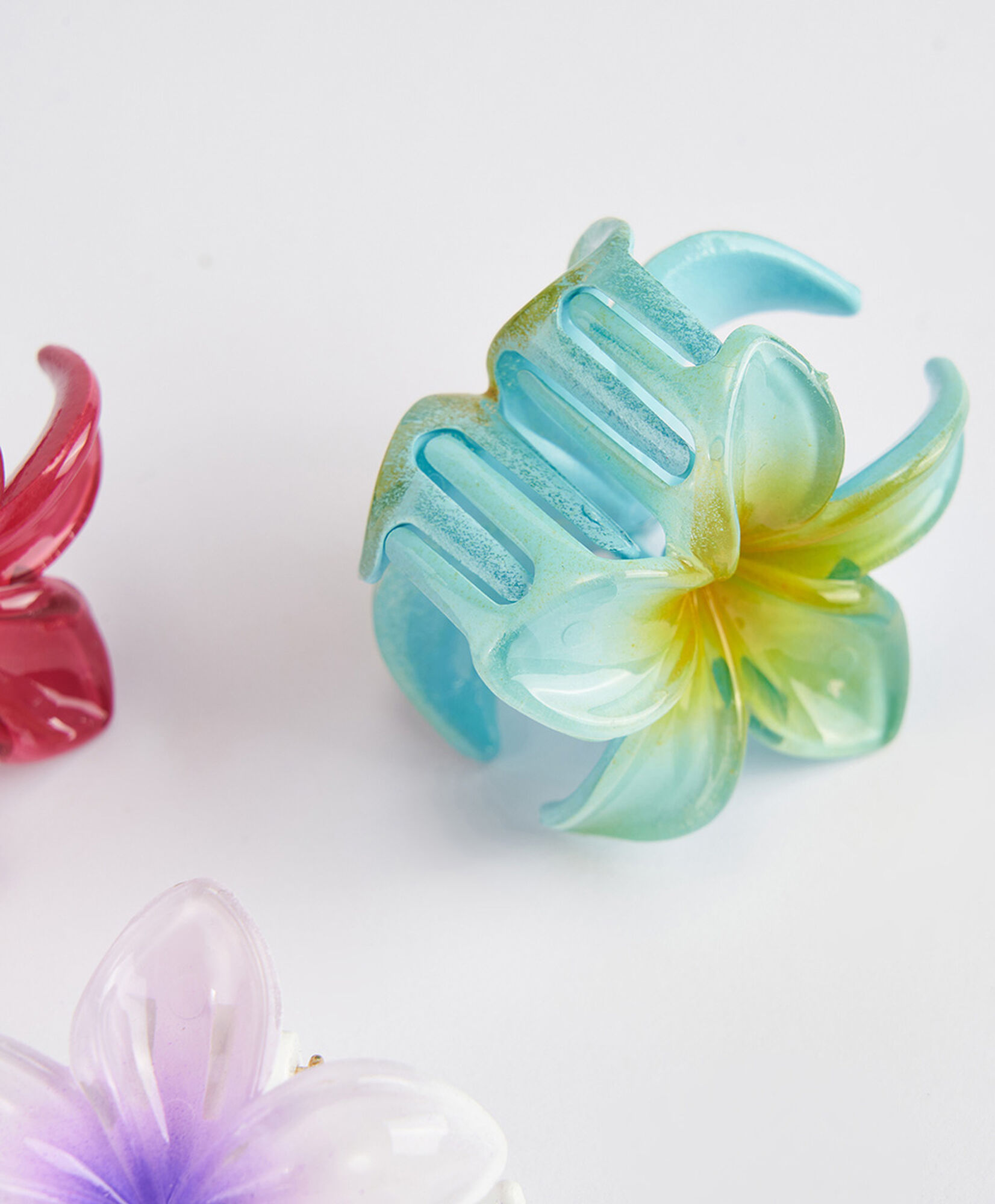 Set 3 trabas mujer mini flores Set 3 trabas mujer mini flores