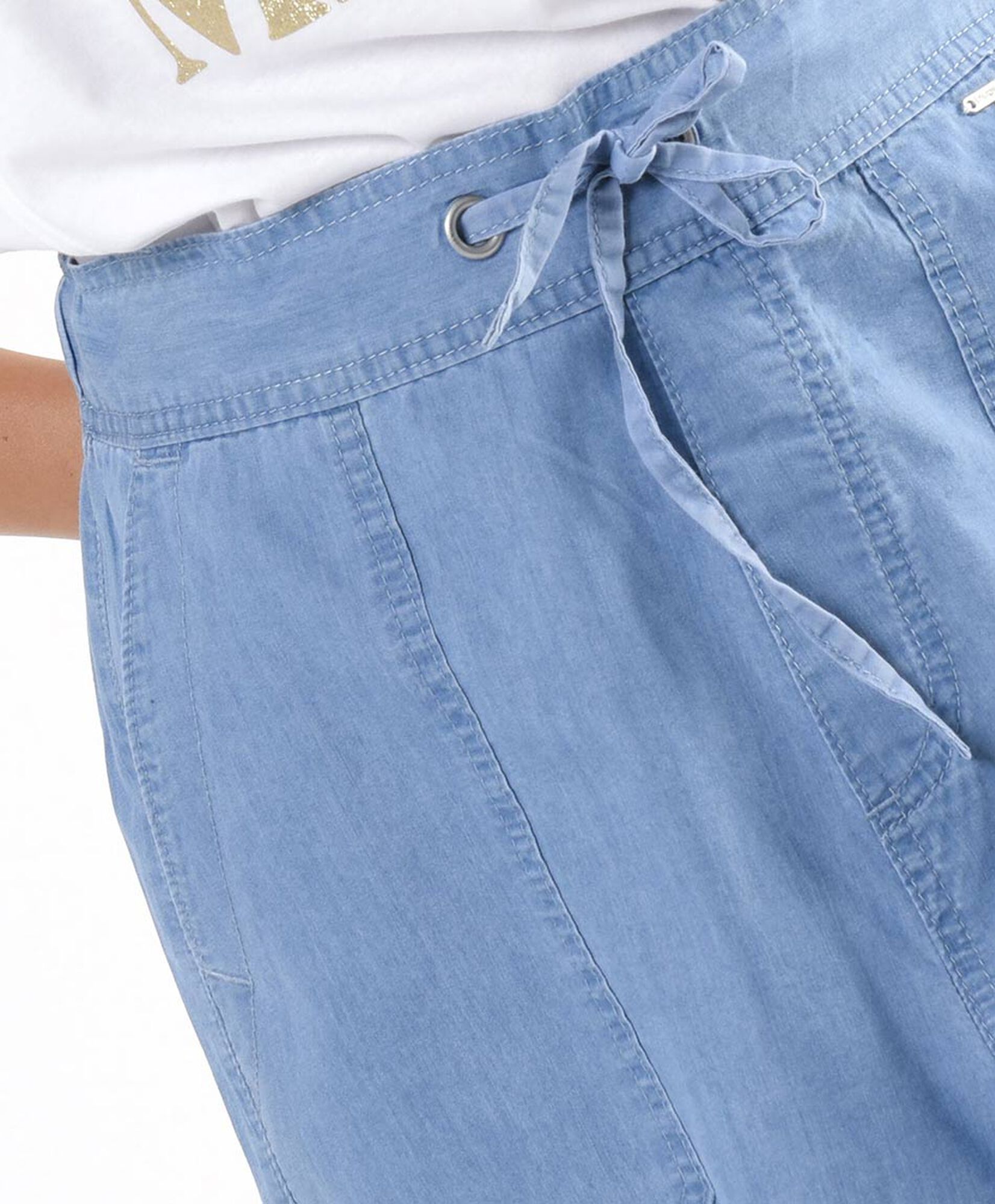 Short mujer denim lazo Short mujer denim lazo