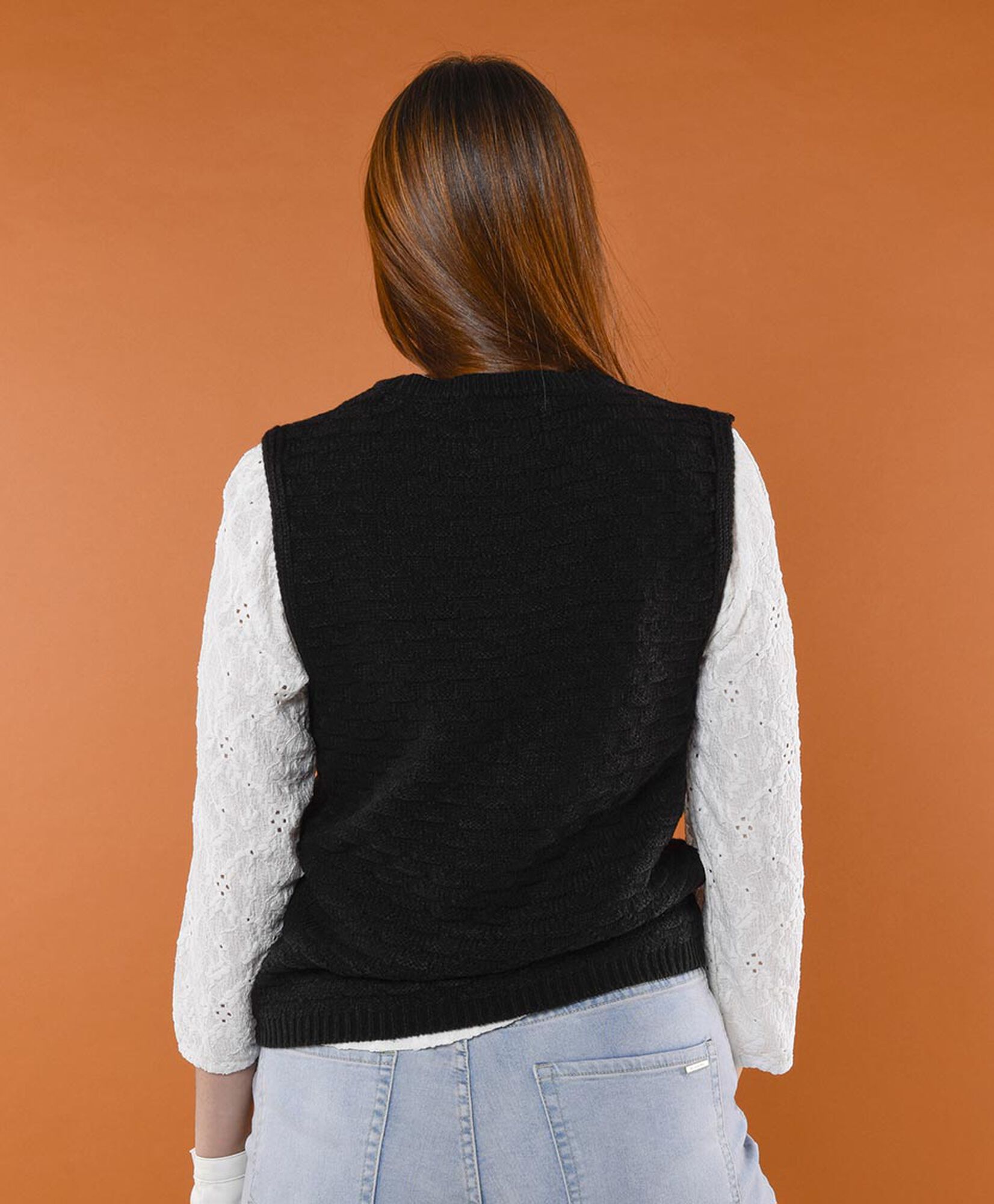 Sweater mujer punto nido sin mangas Sweater mujer punto nido sin mangas