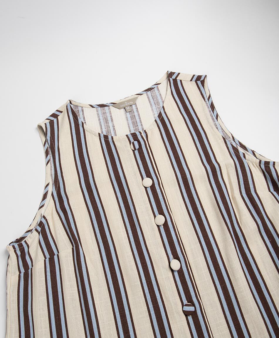 Blusa mujer vest l&iacute;neas