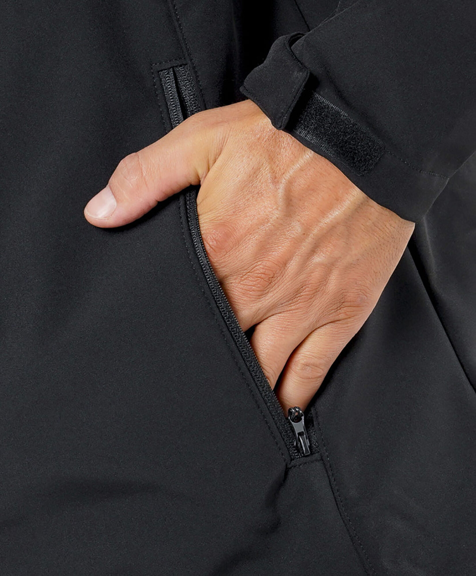 Chaqueta hombre soft shell negra Chaqueta hombre soft shell negra