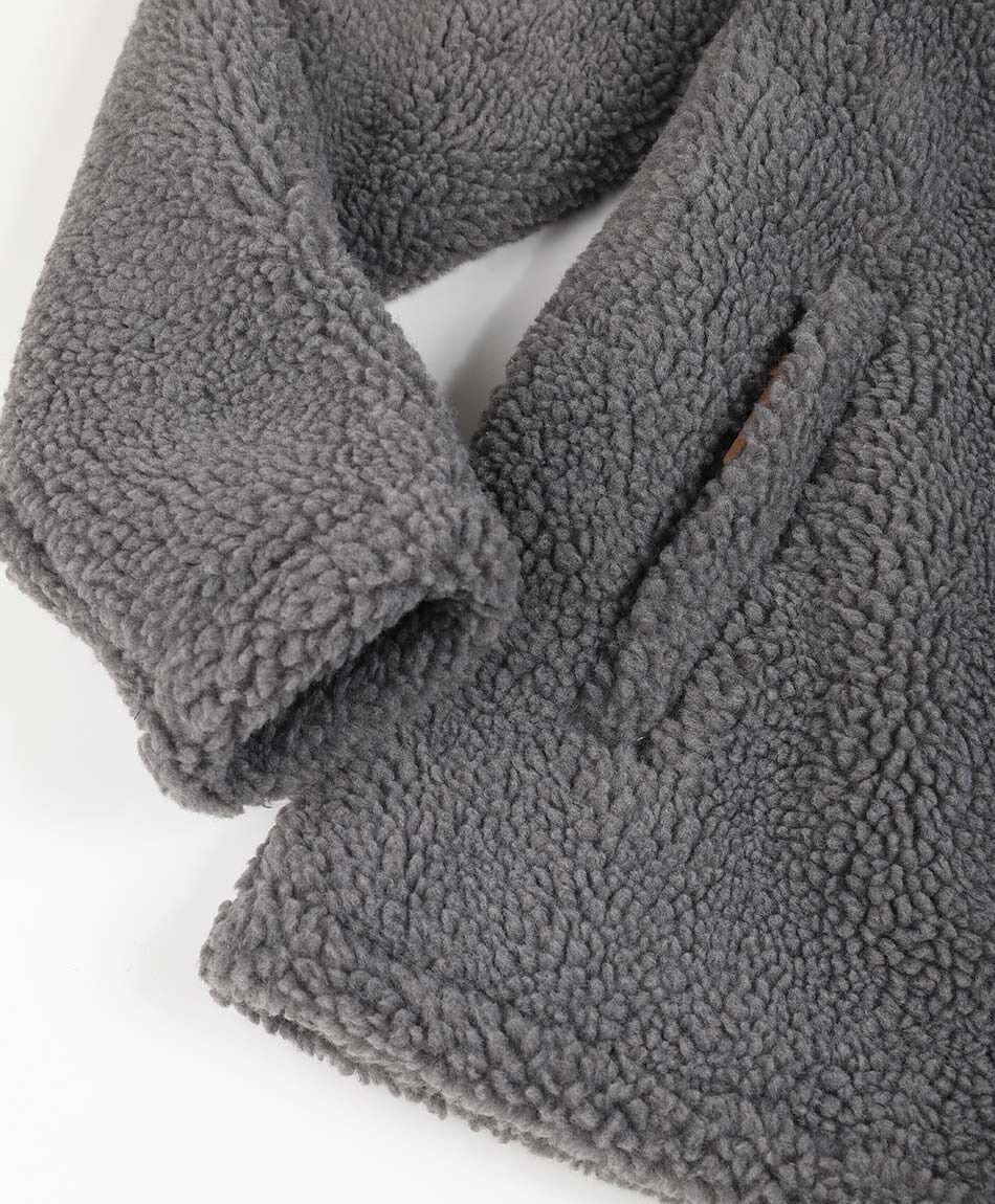 Chaqueta hombre gris melange