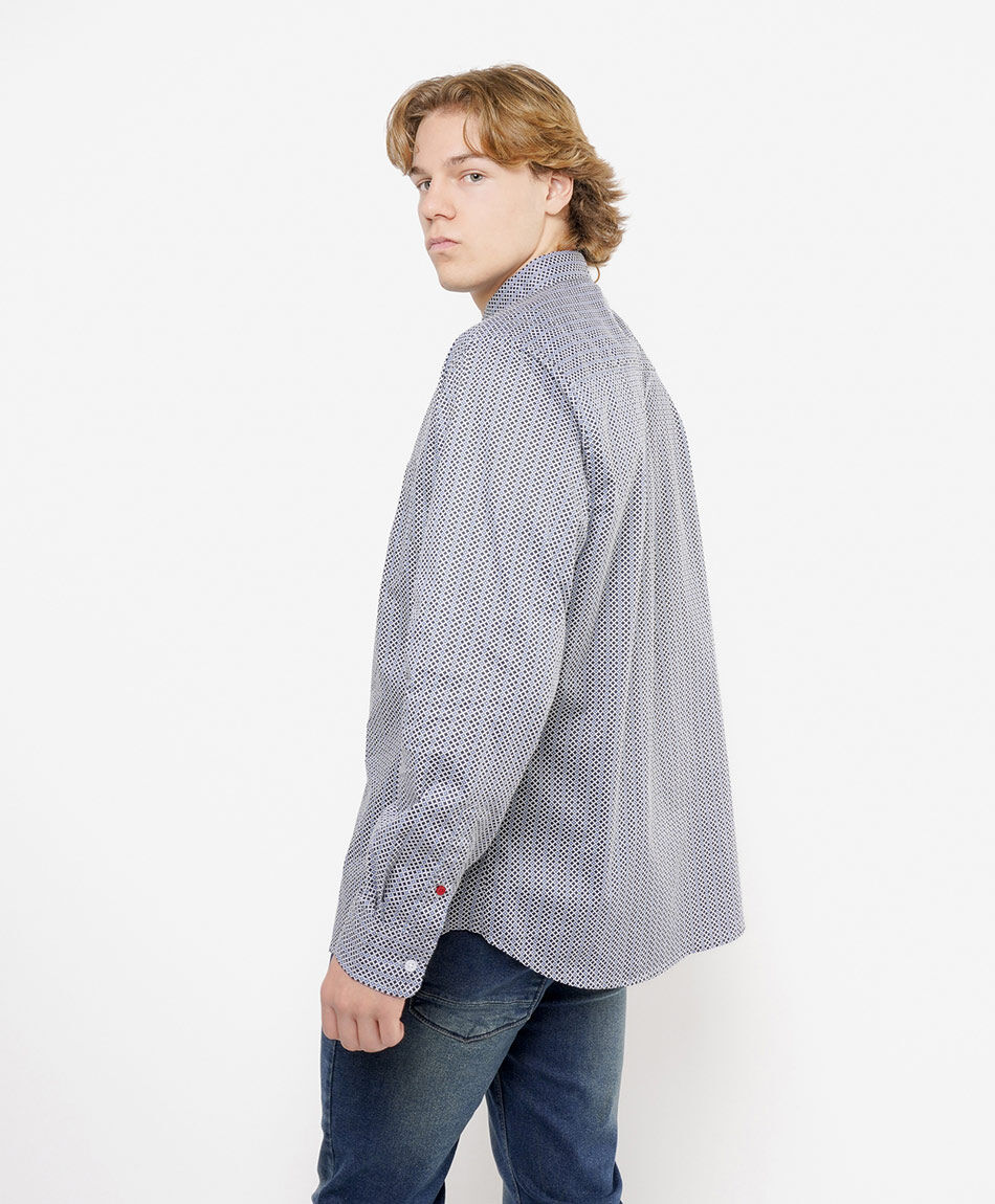 Camisa hombre rombos