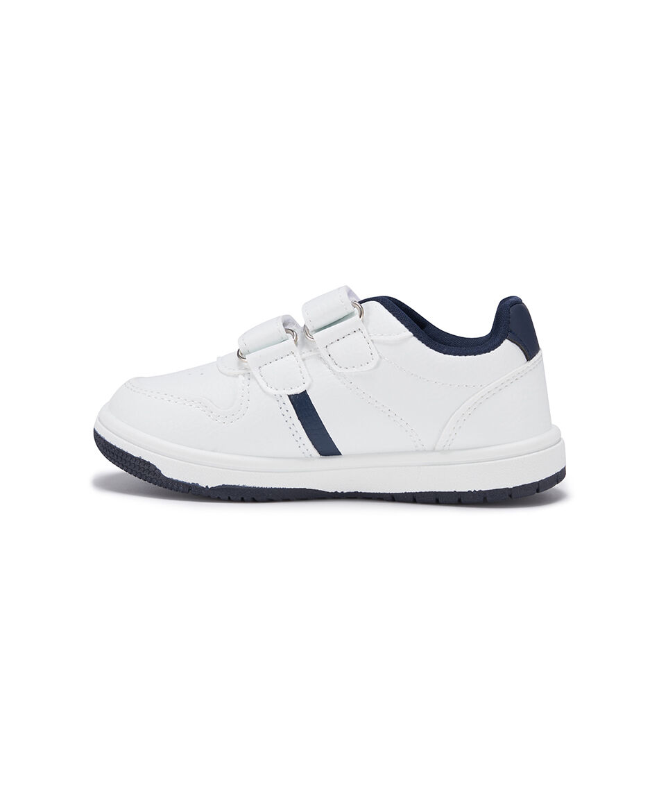 Zapatilla infantil (22 a 27) b&aacute;sica azul