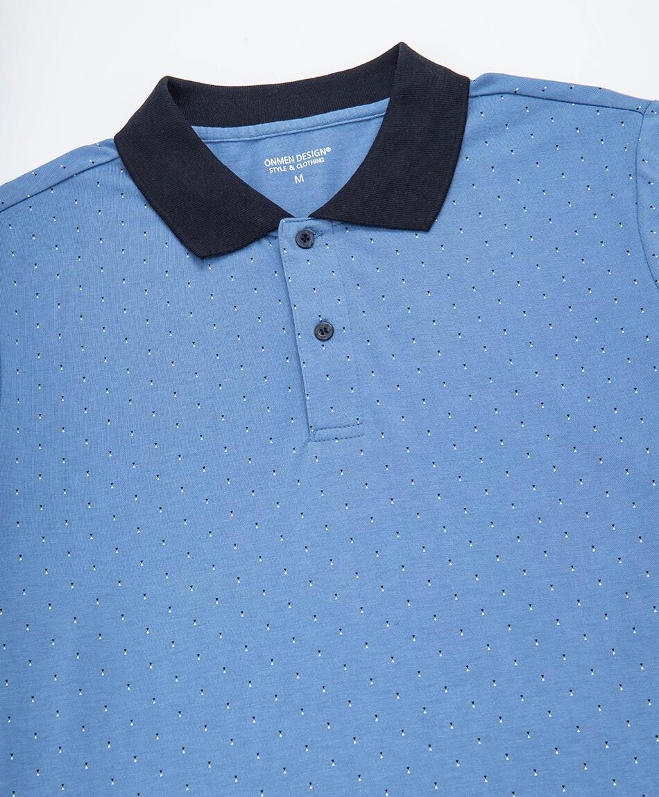 Polera hombre polo puntos