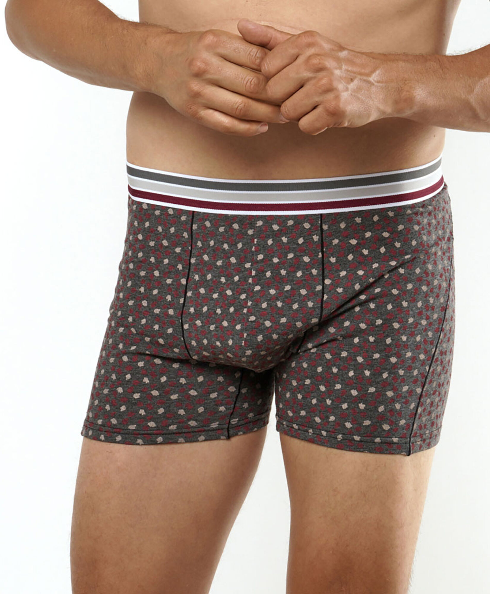 Pack 2 boxer hombre líneas y print Pack 2 boxer hombre líneas y print