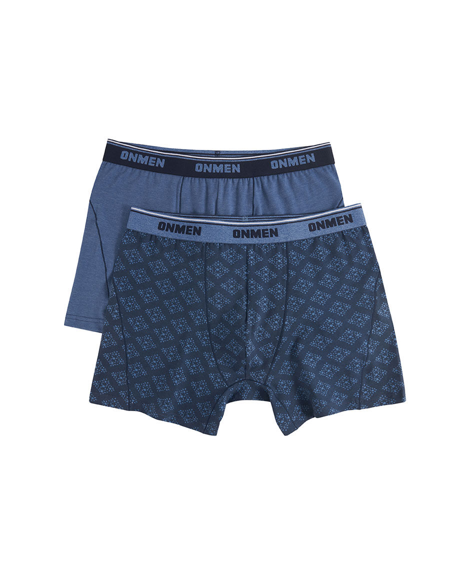 Pack 2 boxer hombre  azul