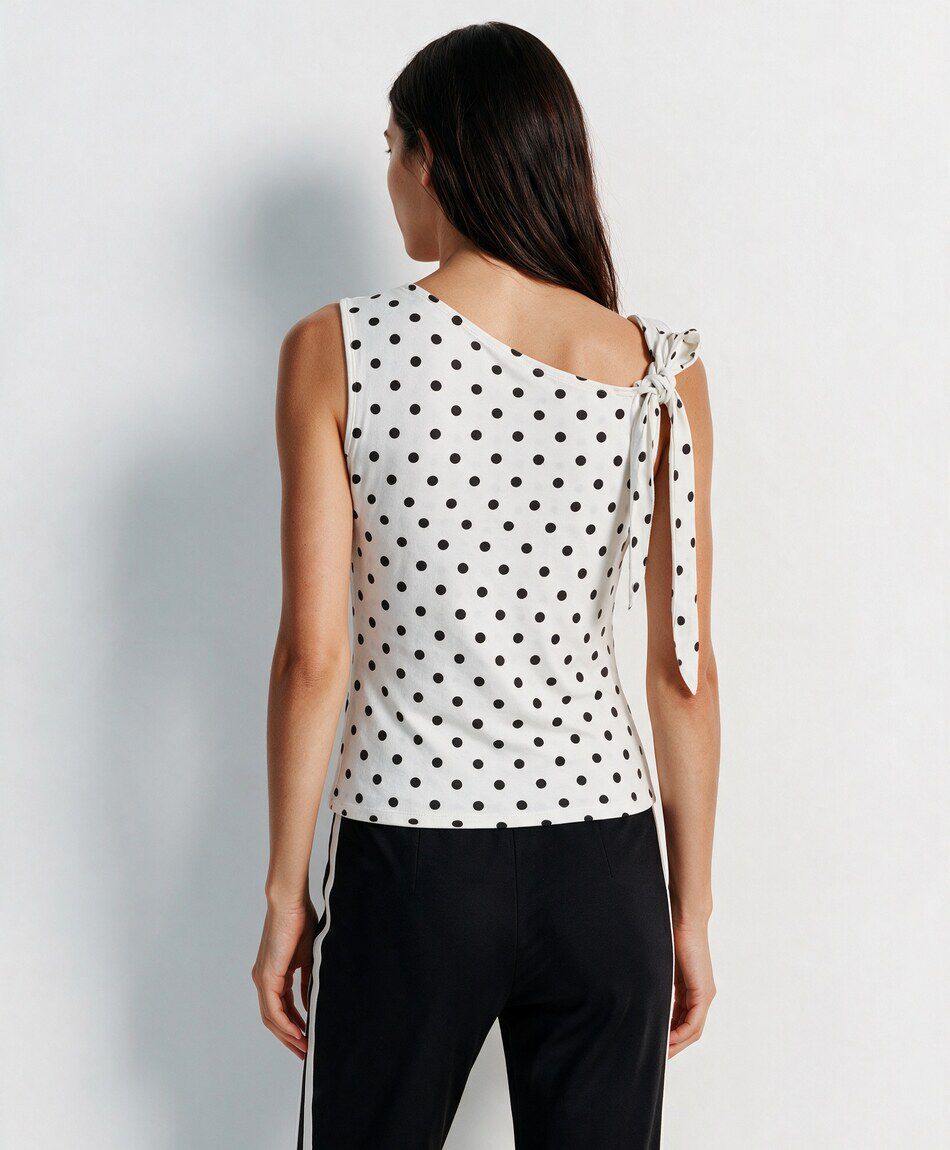 Polera mujer top puntos