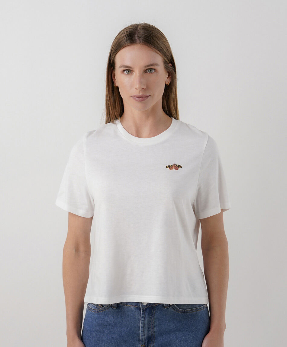 Polera mujer mini mariposa