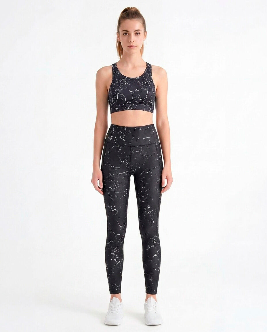Calza deportiva mujer print  l&iacute;neas