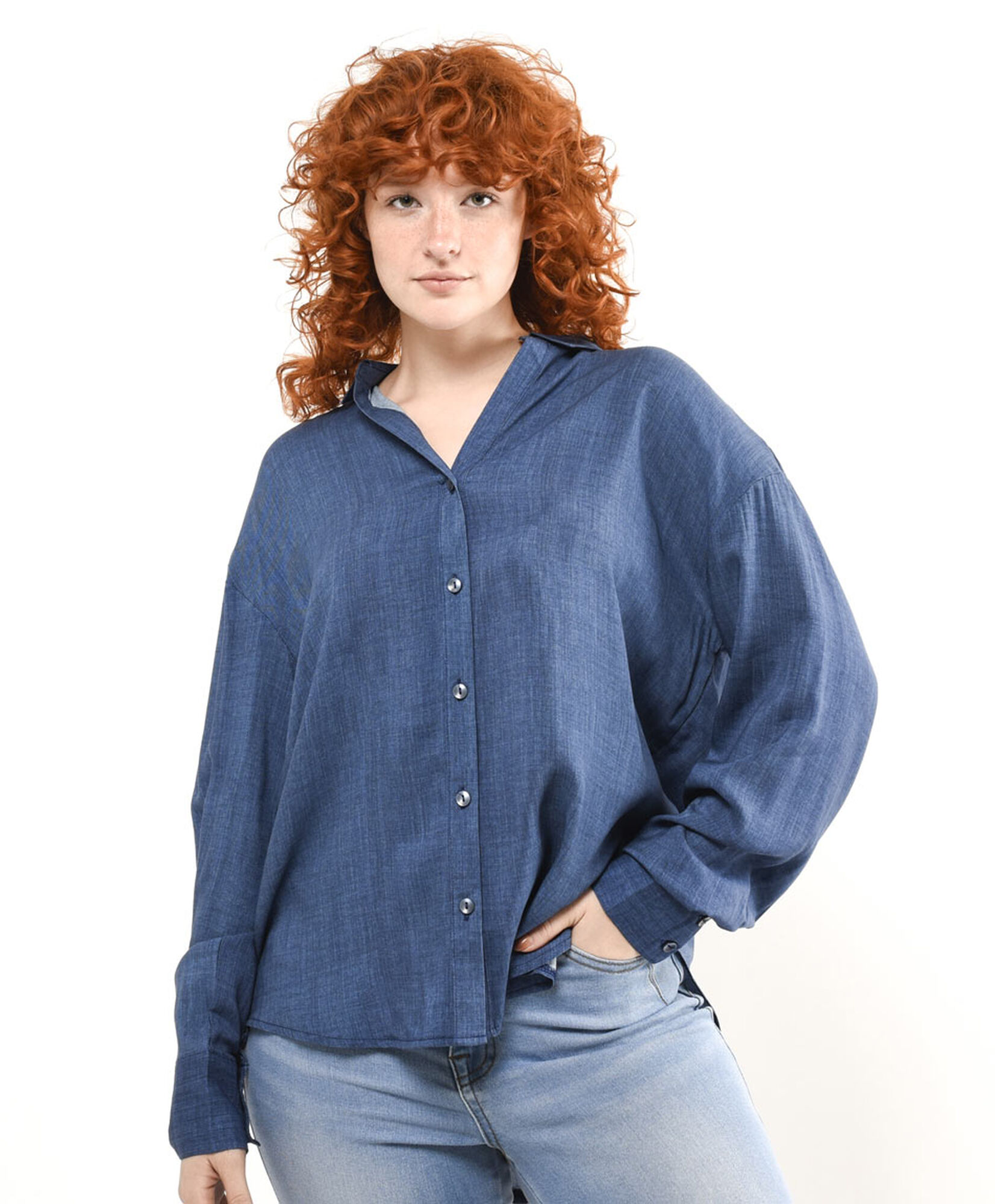 Blusa mujer camisera denim Blusa mujer camisera denim