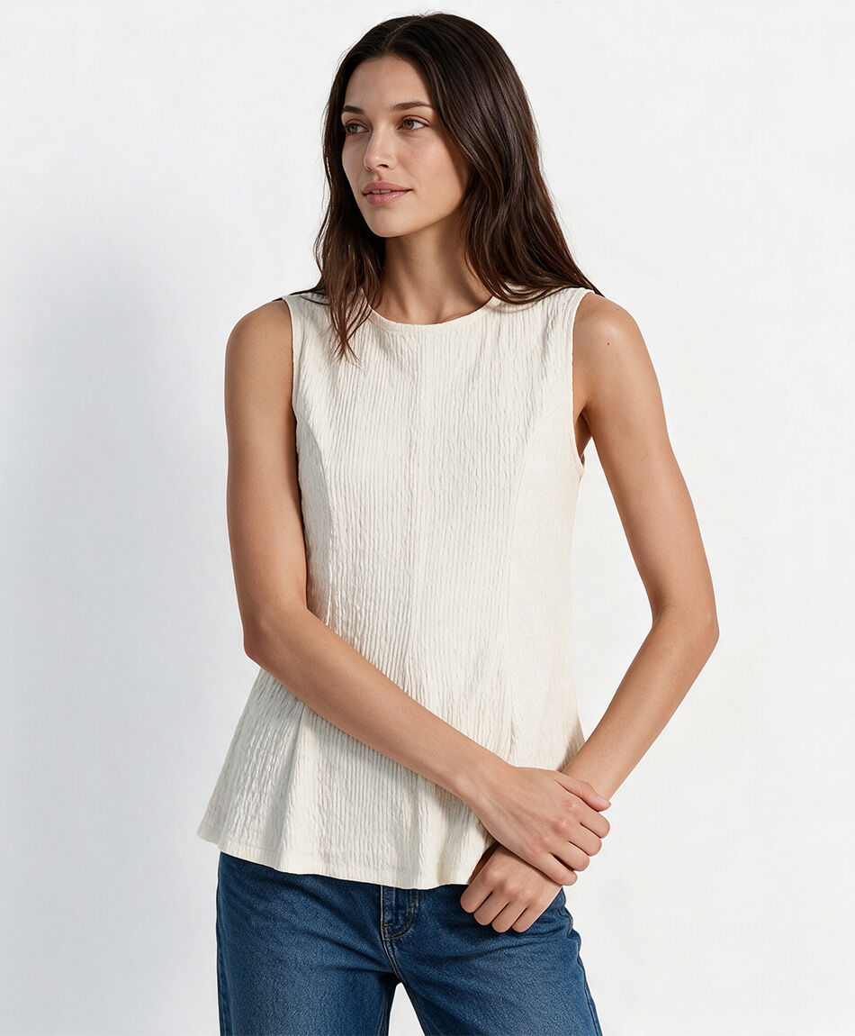 Polera mujer textura