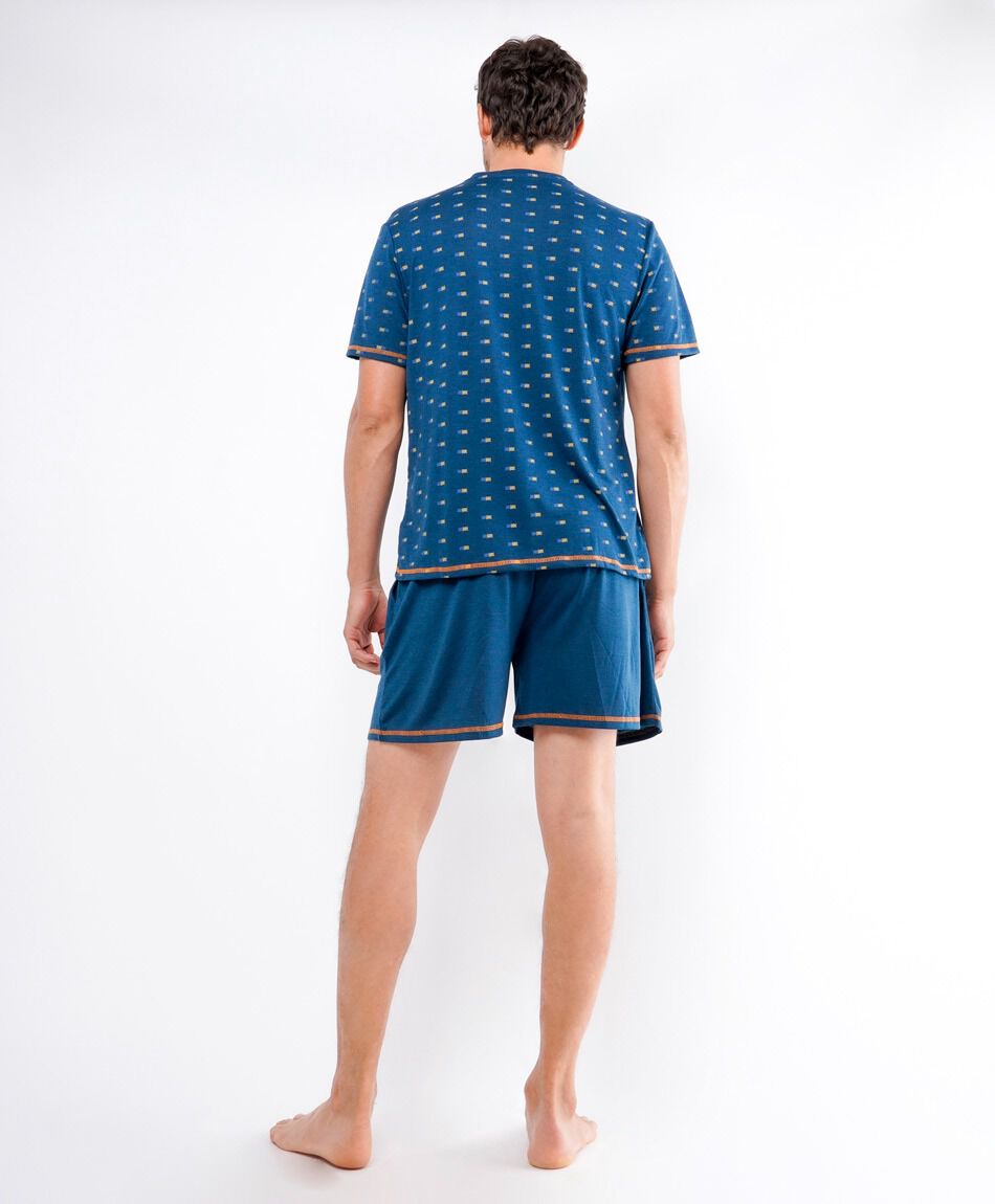 Pijama hombre doble cuadrito