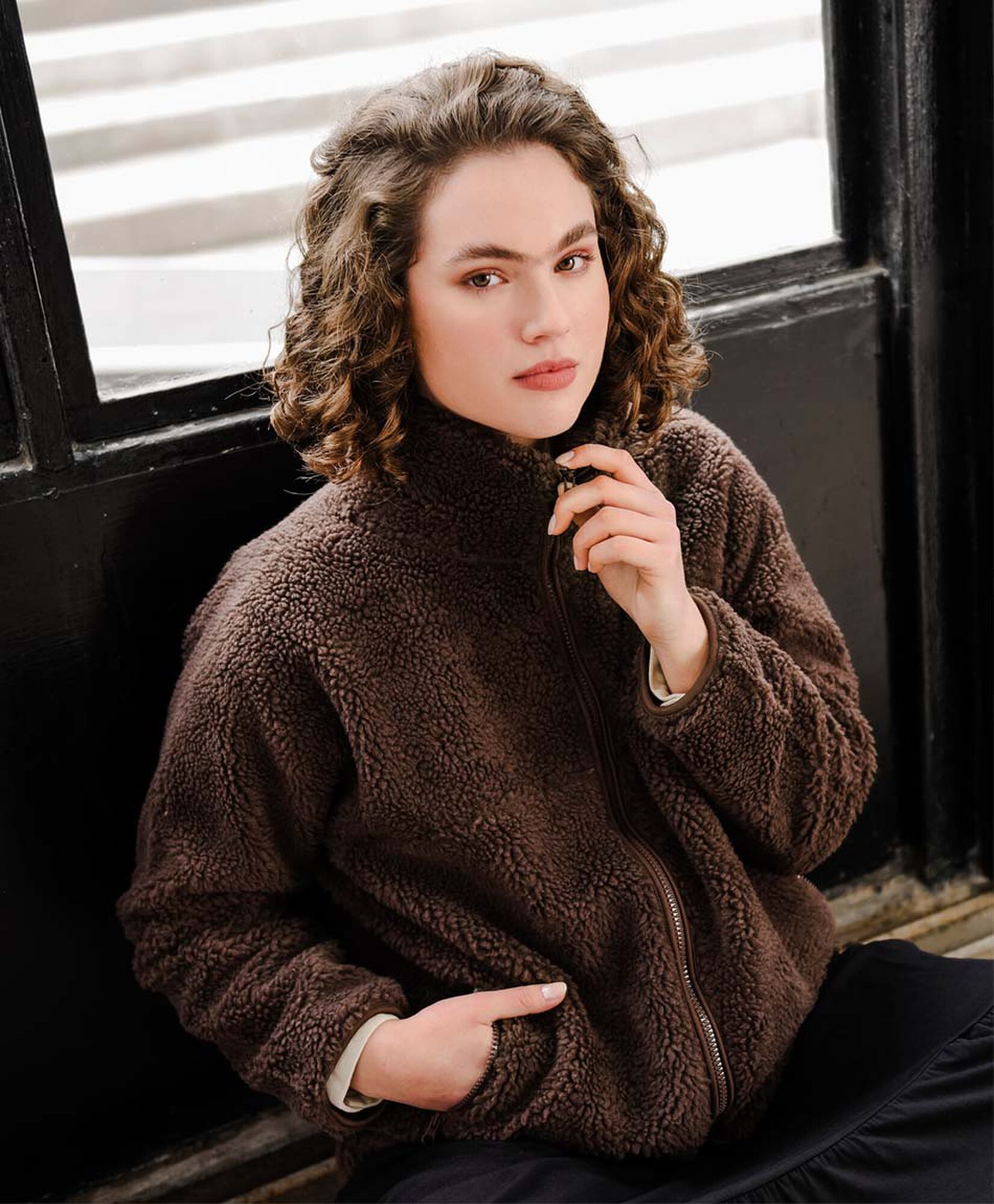 Chaqueta mujer chiporro oversize Chaqueta mujer chiporro oversize