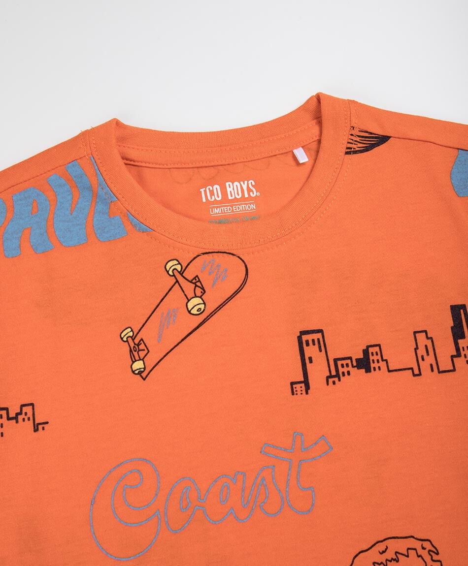 Polera ni&ntilde;o skate city