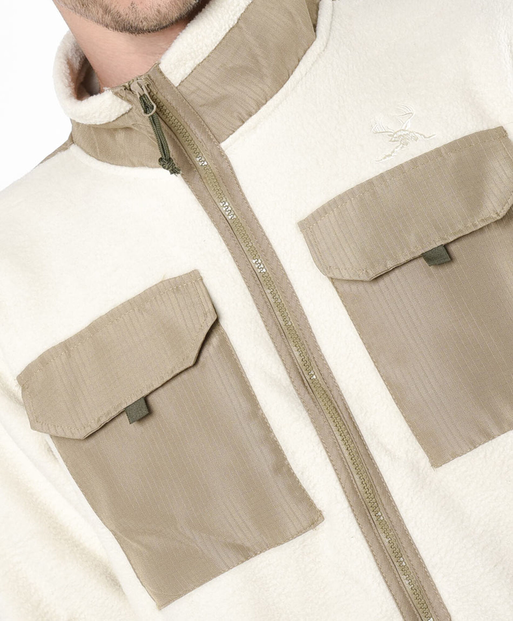 Chaqueta hombre polar doble bolsillo Chaqueta hombre polar doble bolsillo