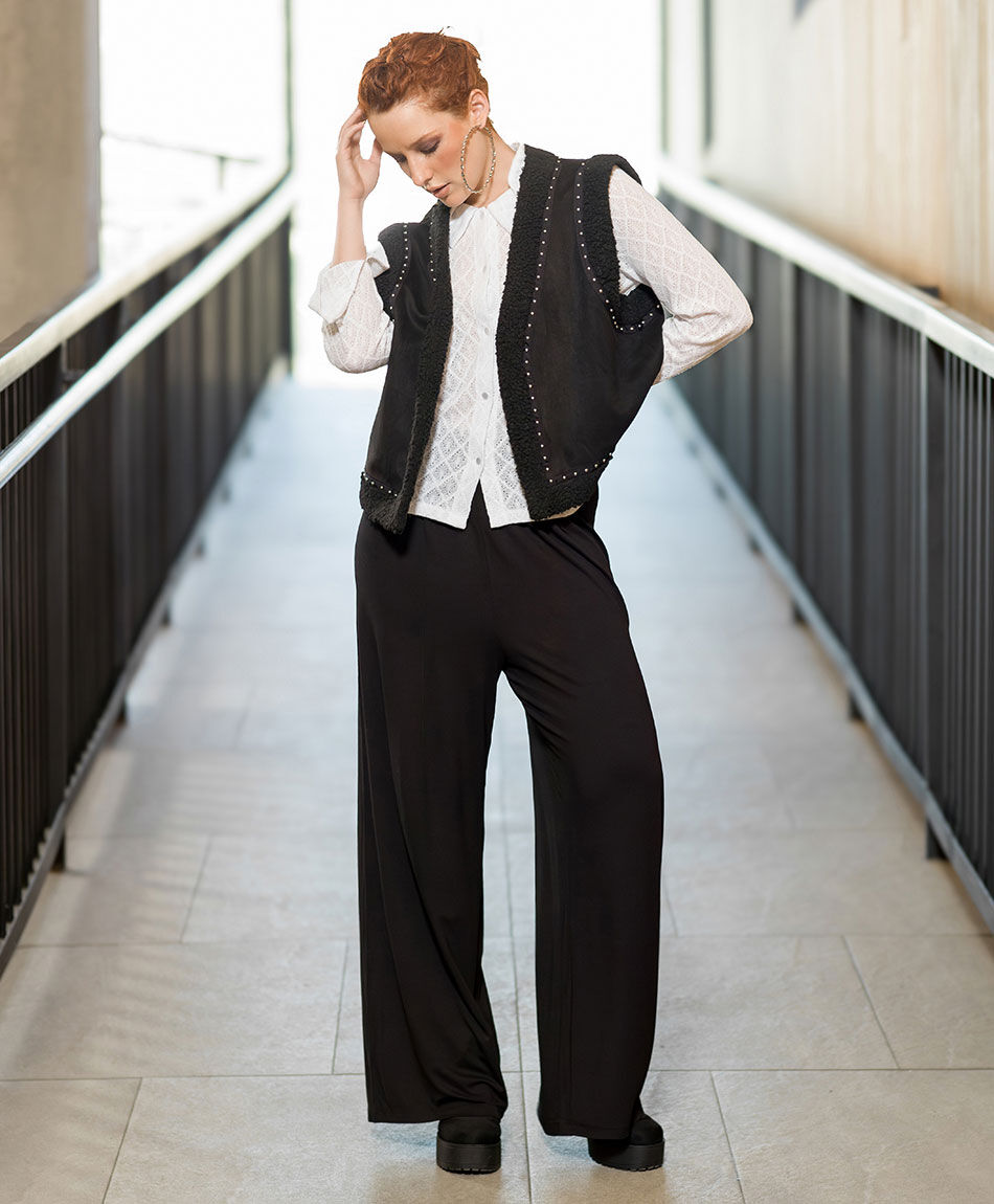 Pantalón mujer palazzo