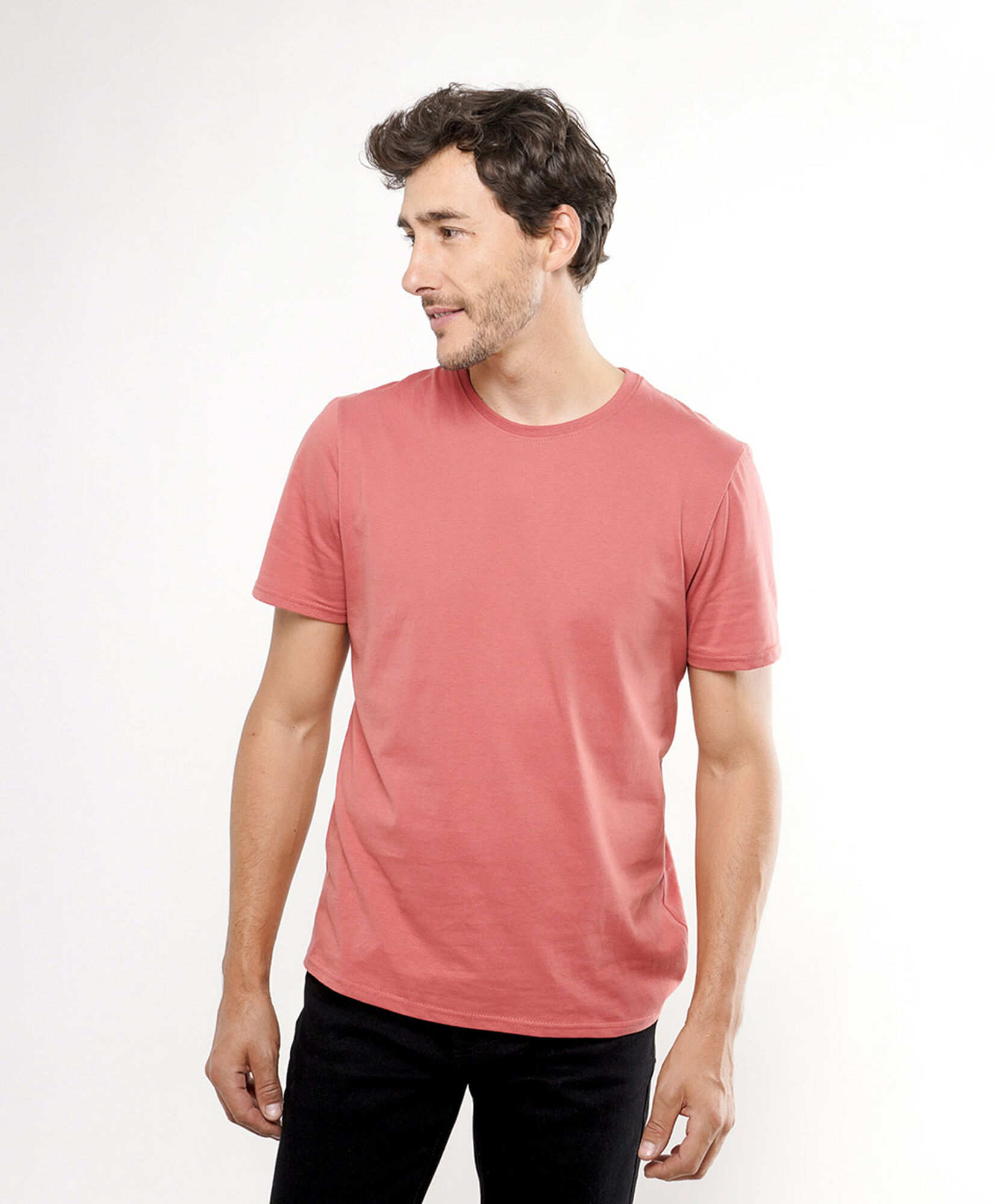 Polera hombre básica colores Polera hombre básica colores