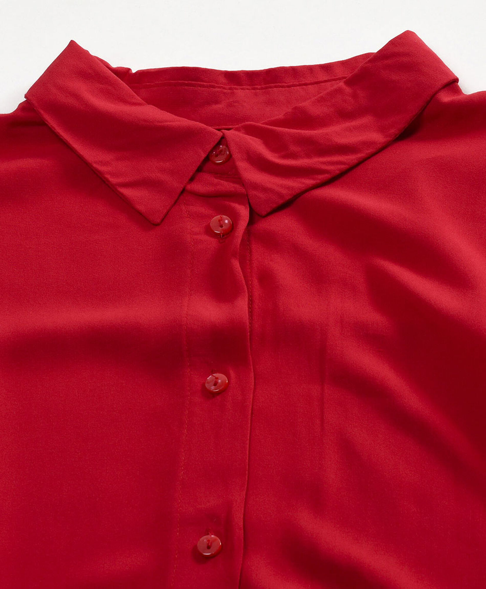 Blusa mujer camisera roja Blusa mujer camisera roja