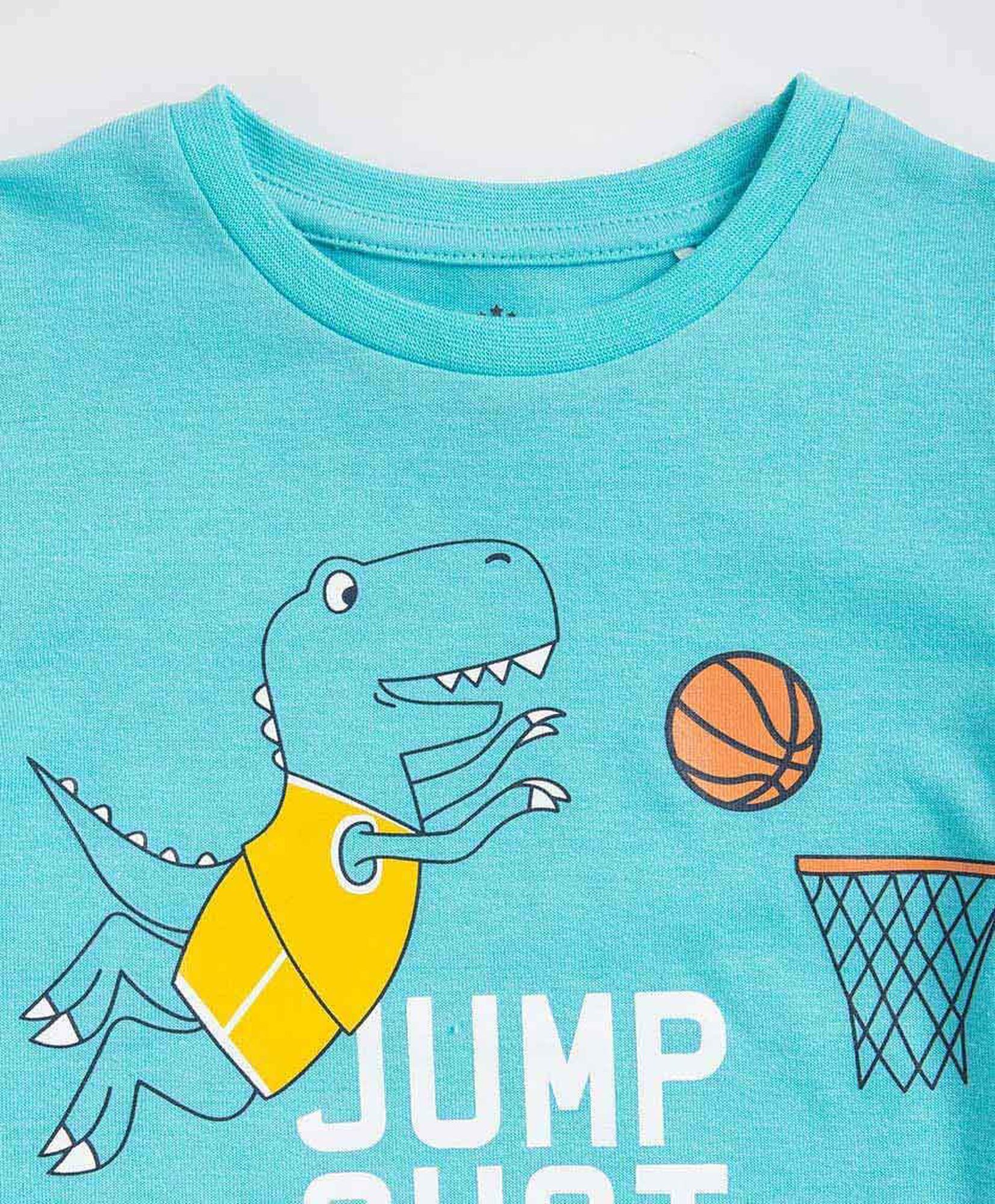 Polera bebé dinosaurios basketball Polera bebé dinosaurios basketball