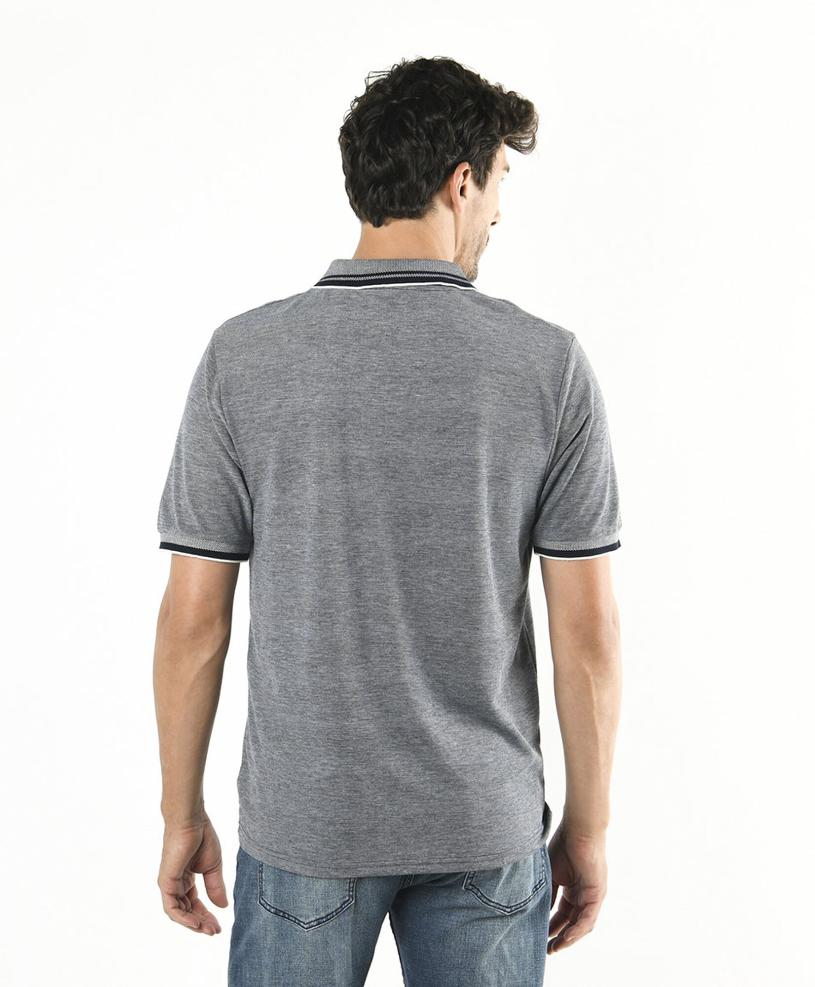 Polera hombre cuello piqué Polera hombre cuello piqué