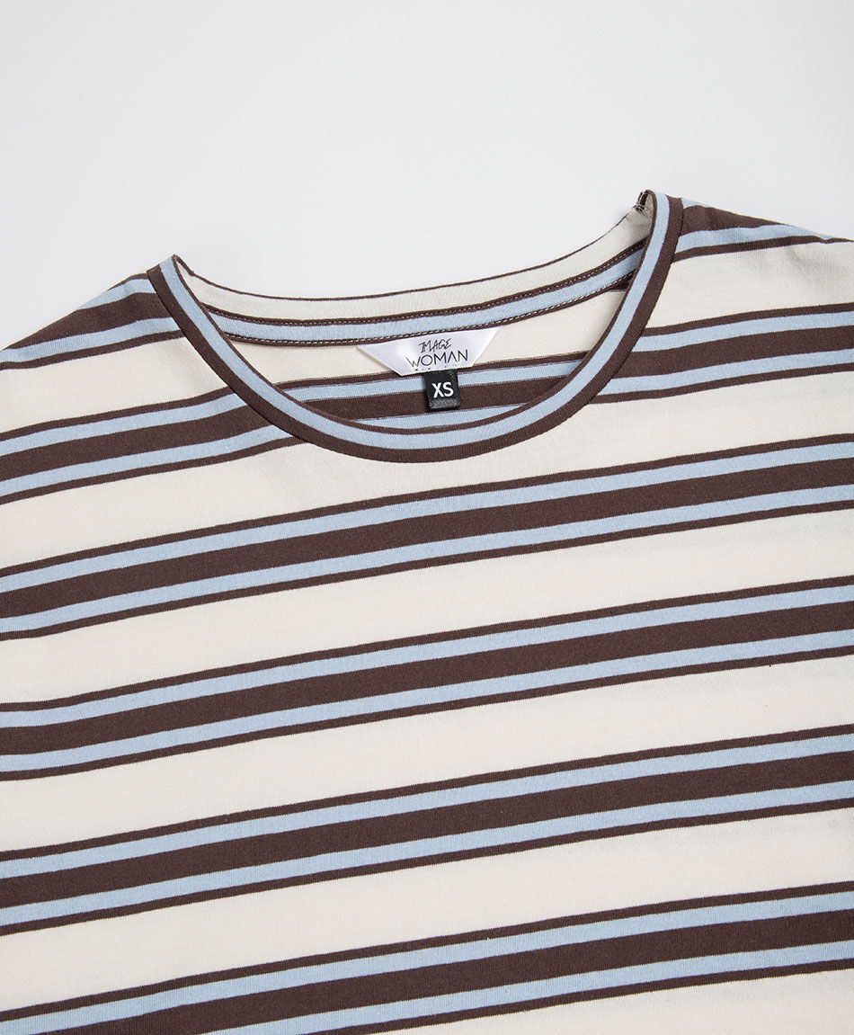 Polera mujer rayas colores