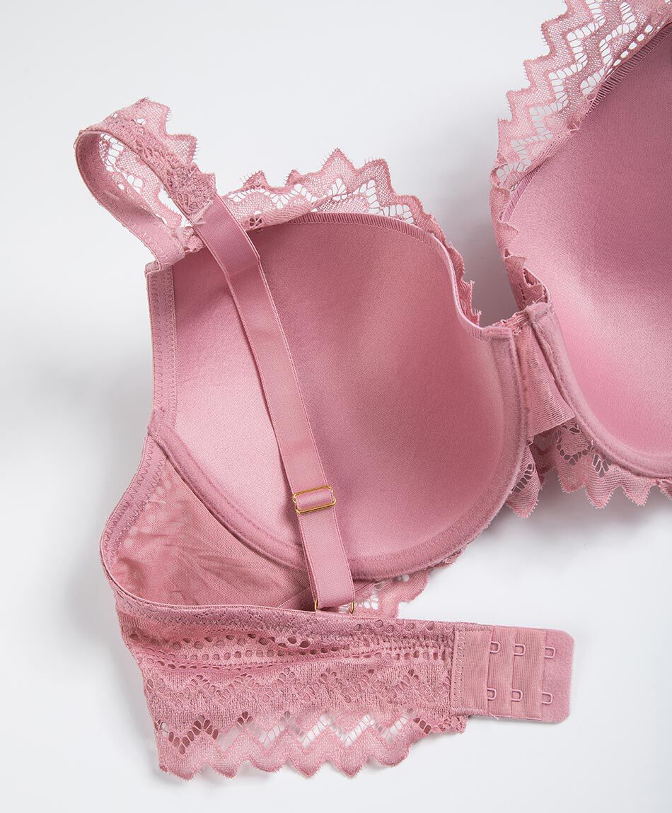 Sost&eacute;n mujer encaje dise&ntilde;o cuadrado