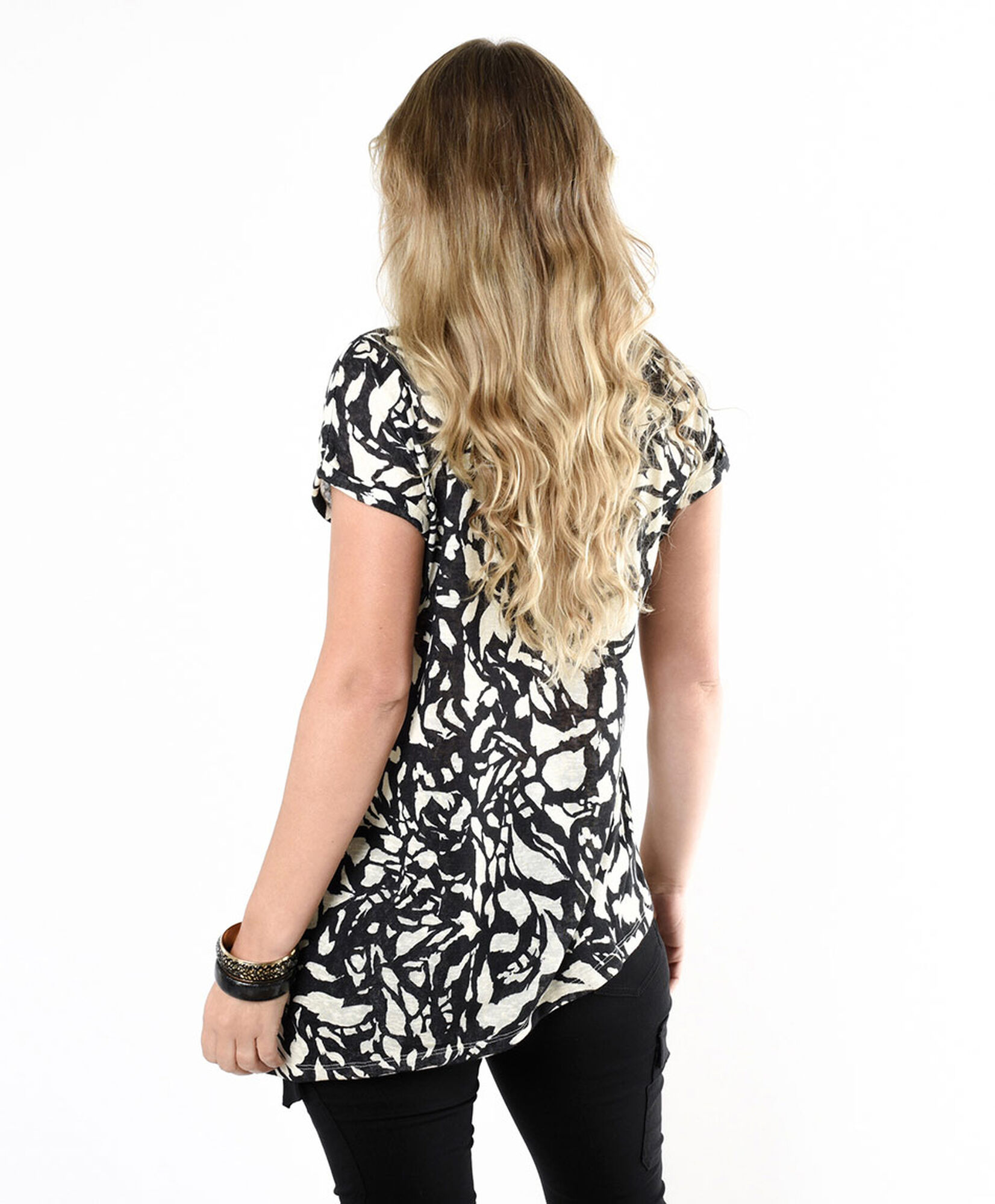 Polera mujer larga irregular Polera mujer larga irregular