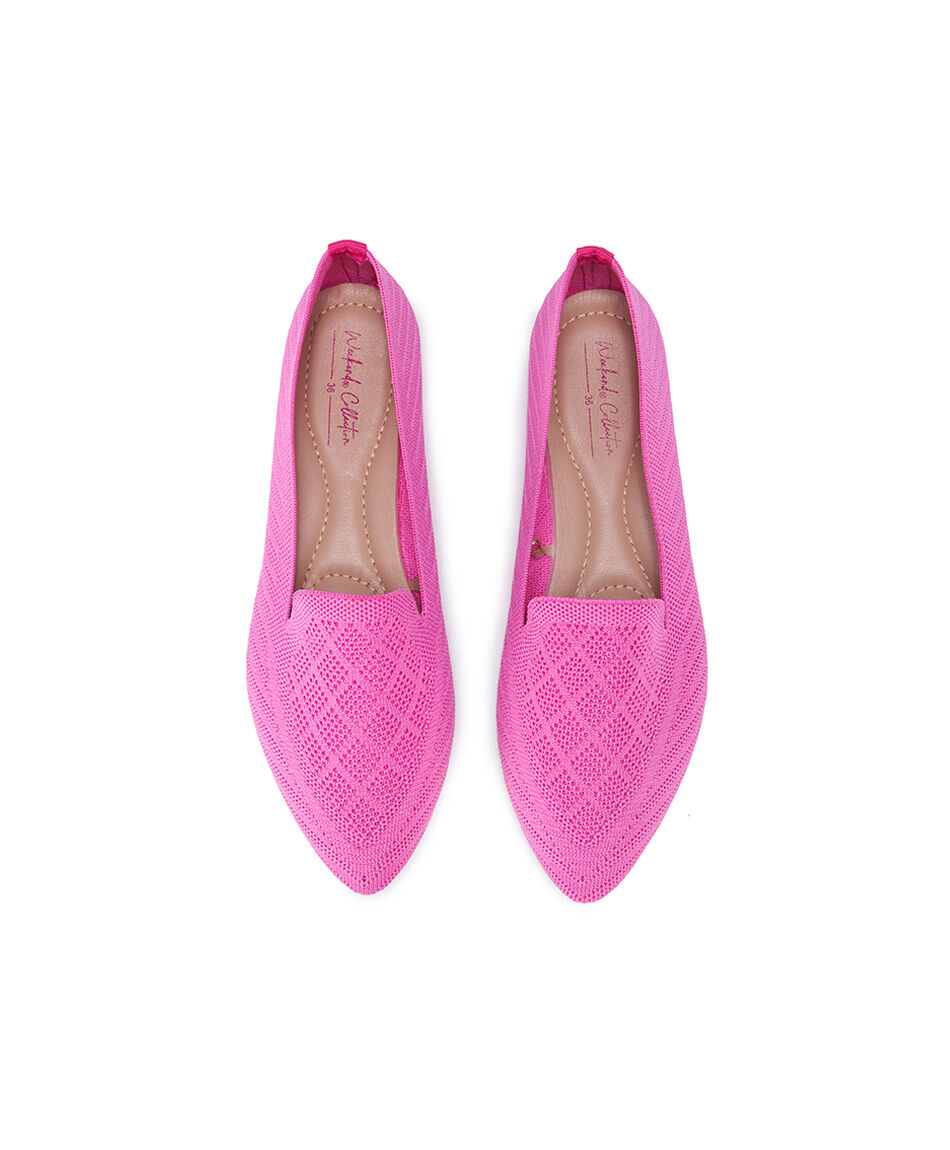 Ballerina mujer tejida fucsia