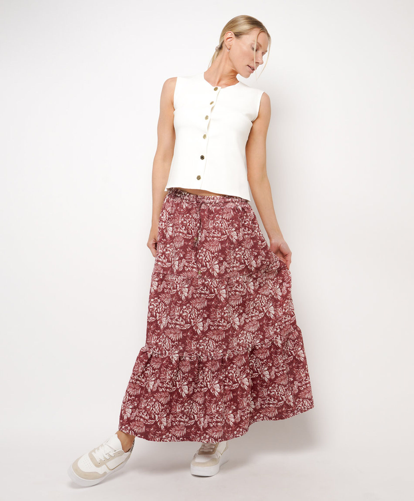 MAXI FALDA ESTAMPADA MAXI FALDA ESTAMPADA
