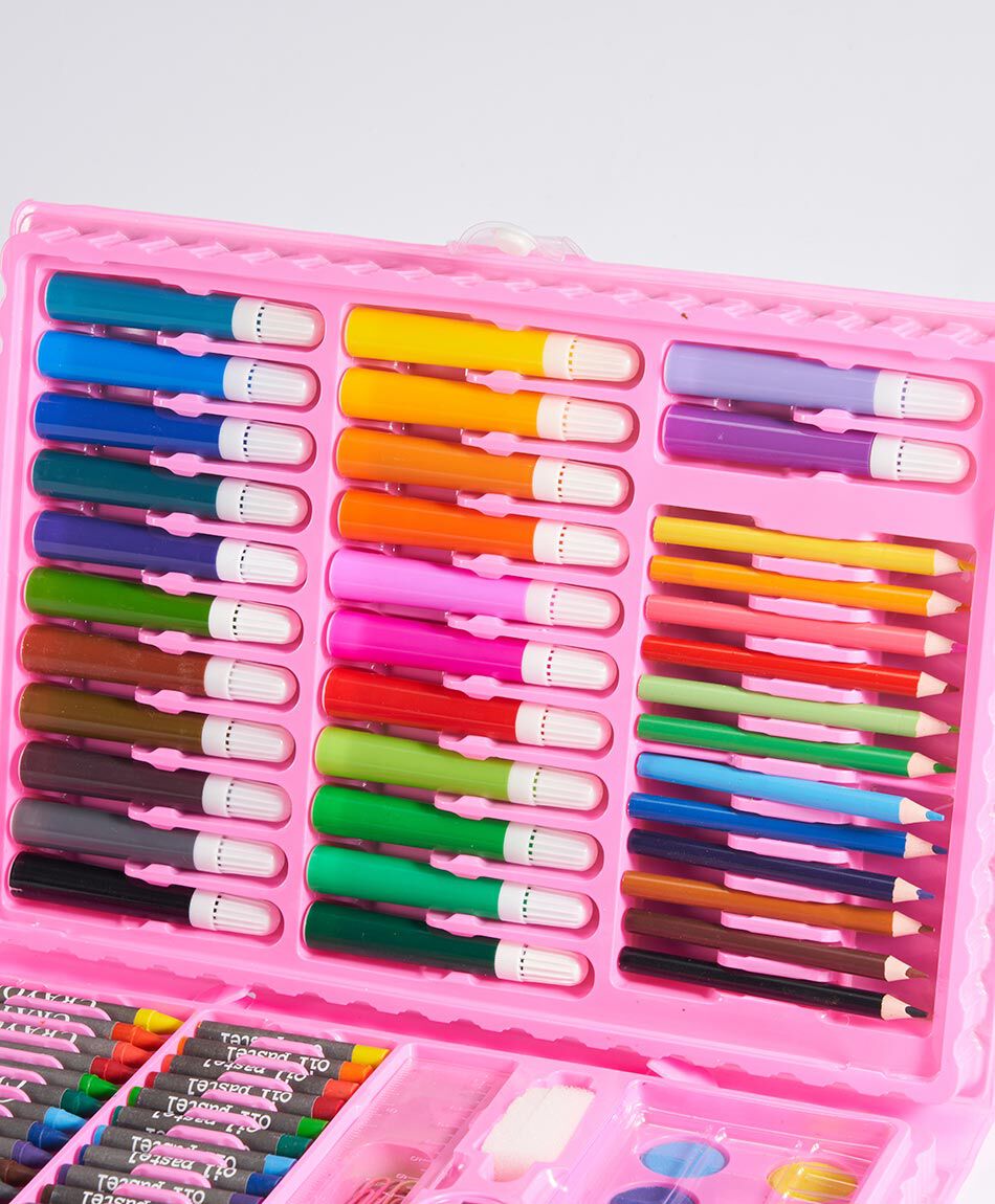 Maleta l&aacute;pices escolar unicornios