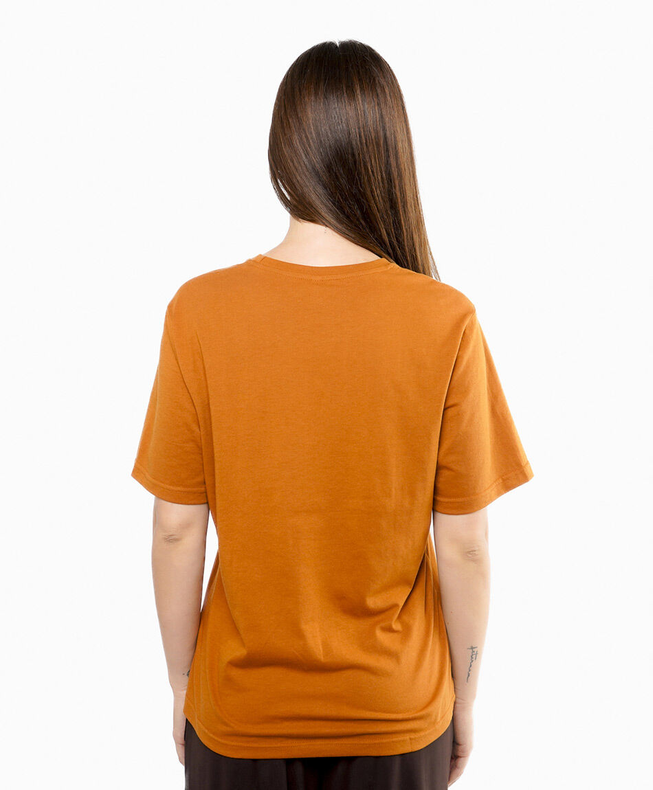 Polera mujer casual urbana orange