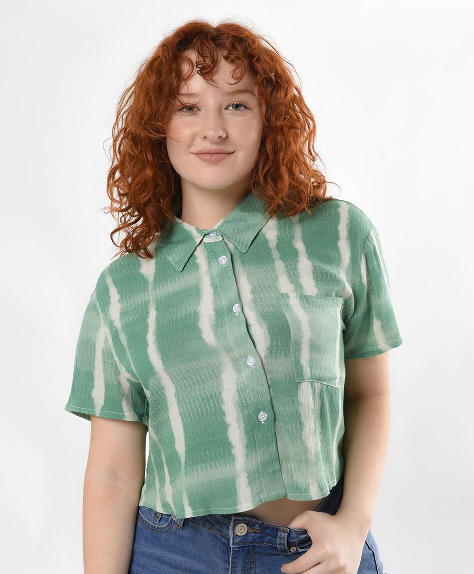 Blusa mujer tie dye crop Blusa mujer tie dye crop