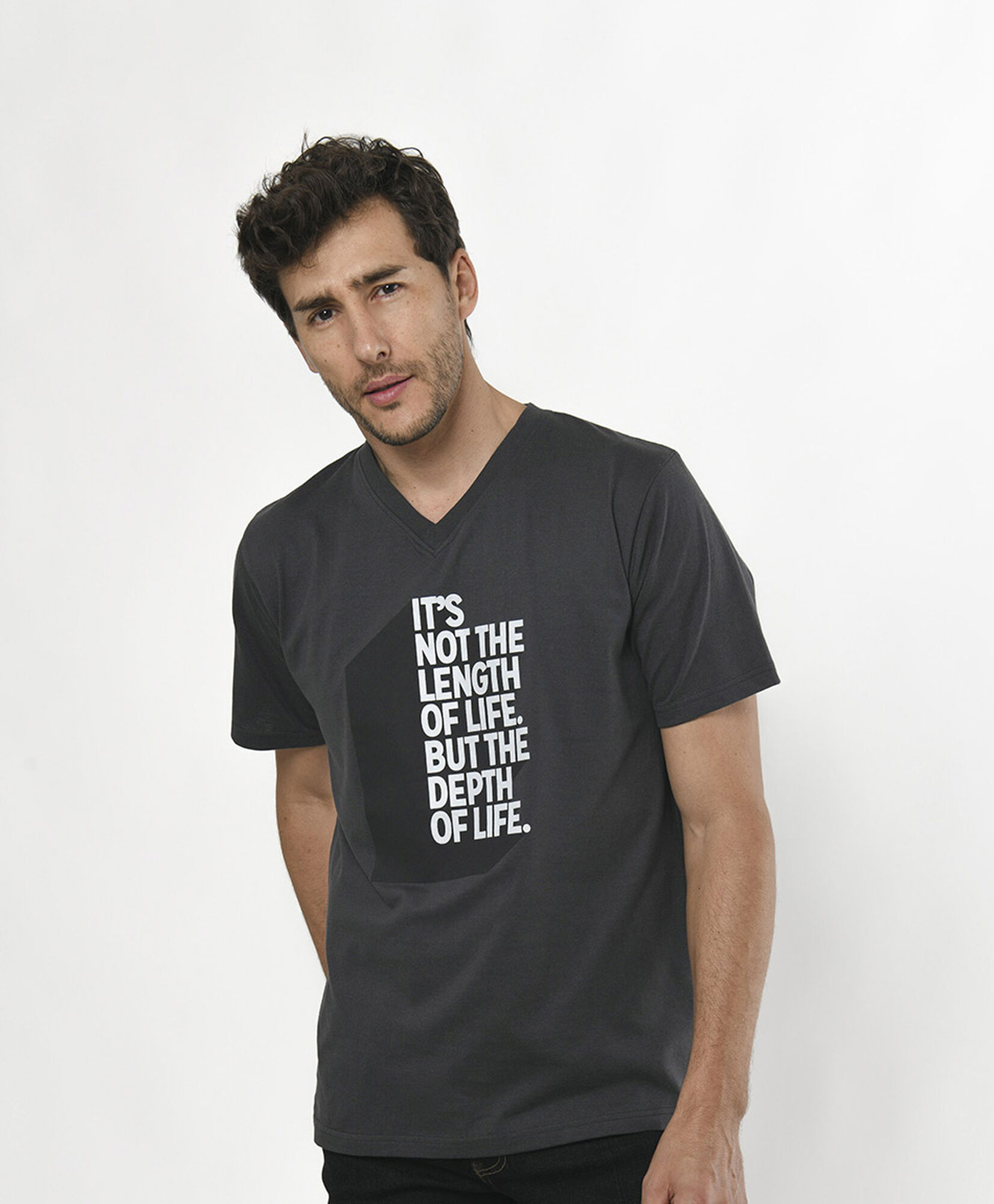 Polera hombre texto Polera hombre texto