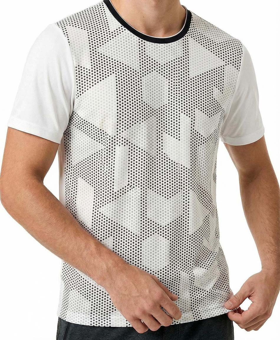 Polera deportiva hombre running figuras